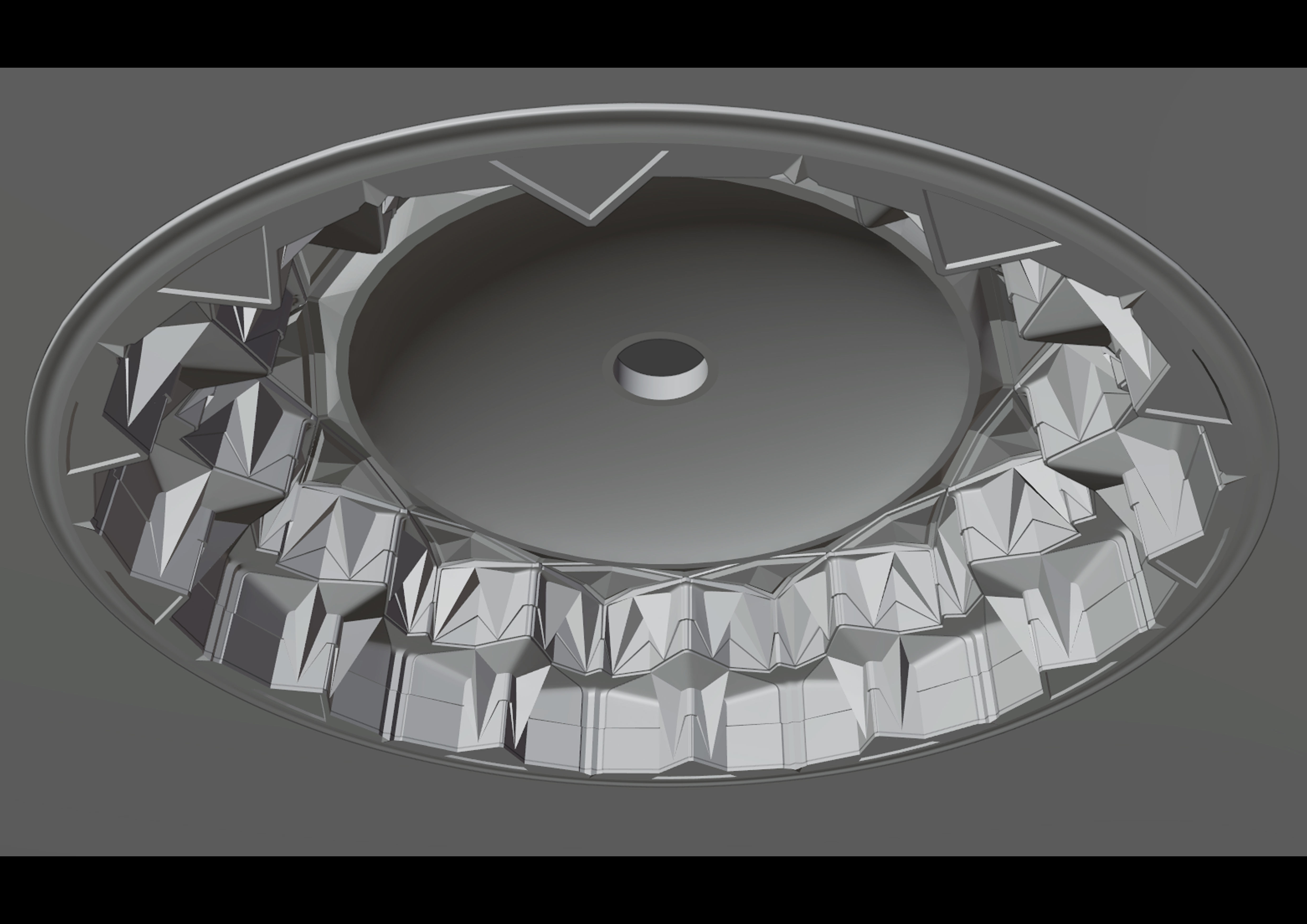 muqarnas dome Low-poly 3D model_7