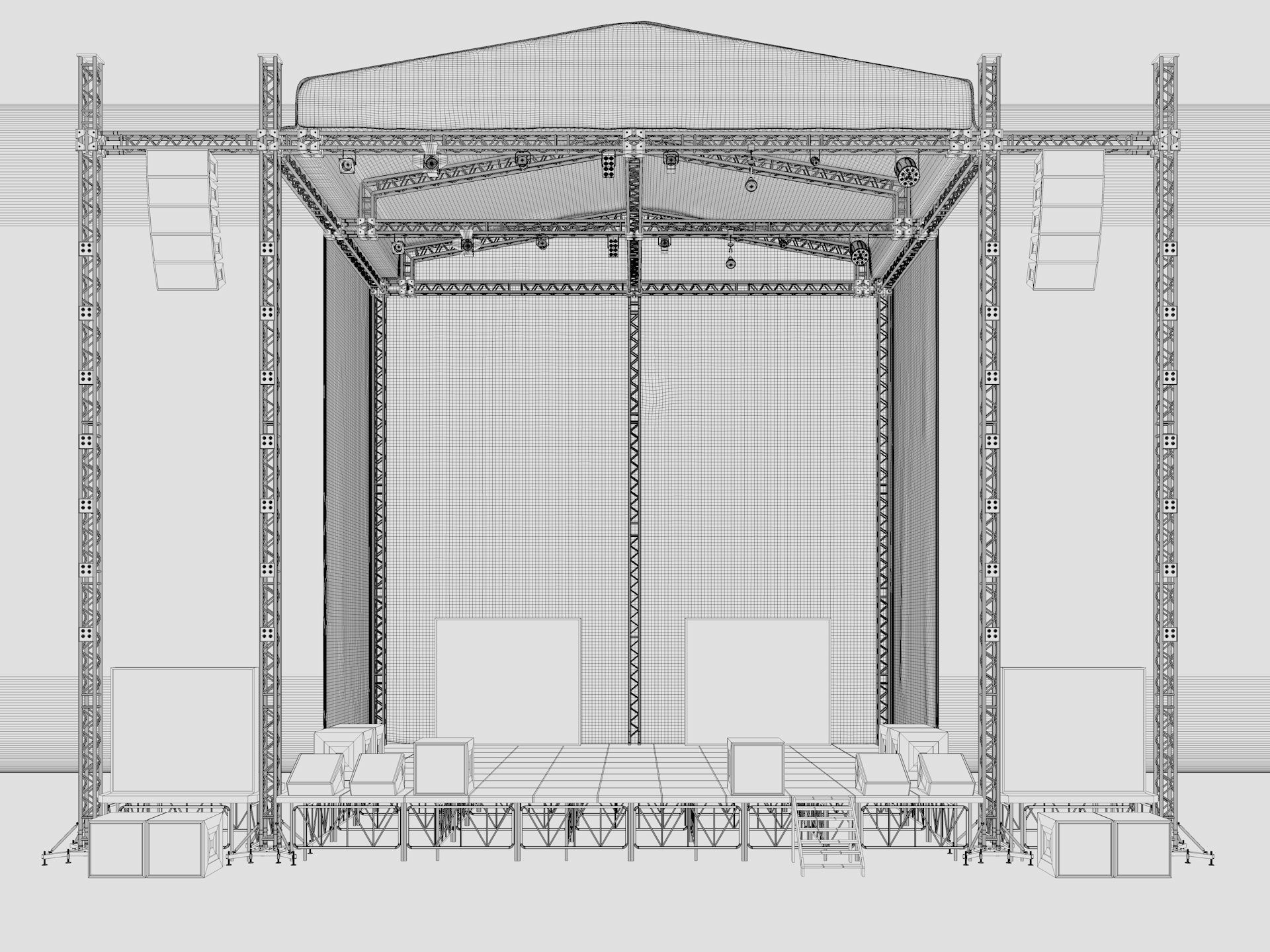 Concert Stage 2 3D model_19