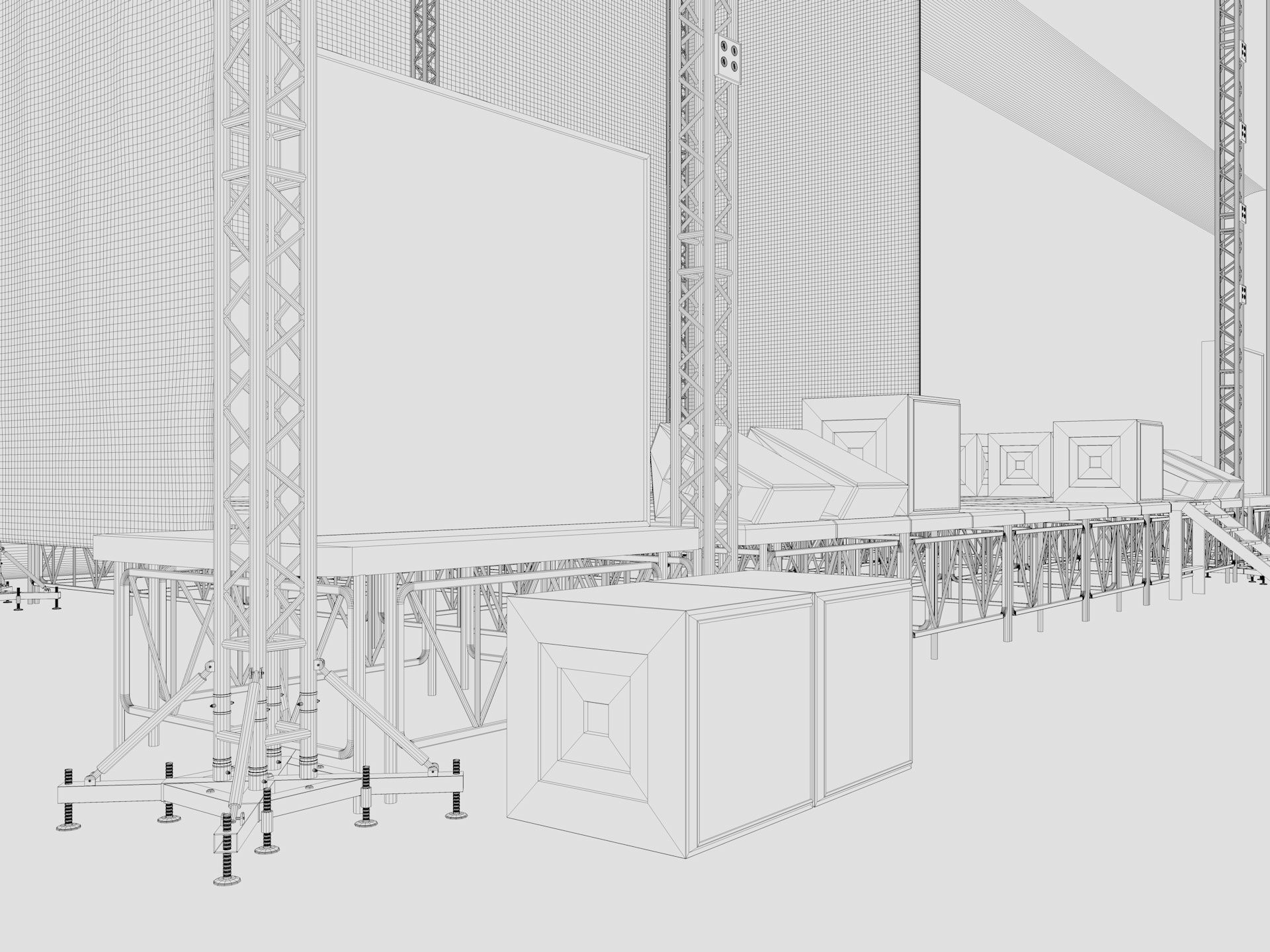 Concert Stage 2 3D model_23