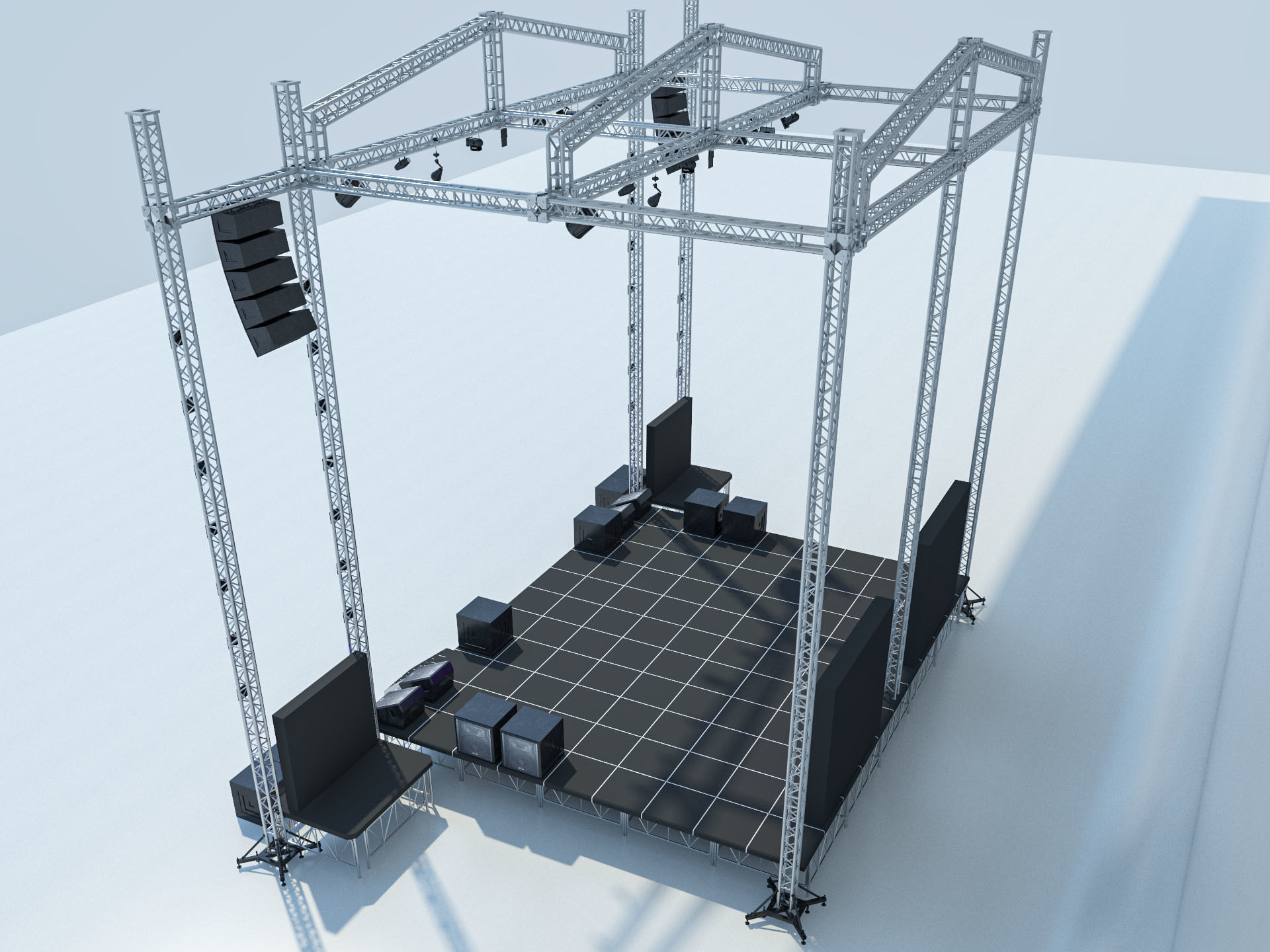 Concert Stage 2 3D model_15