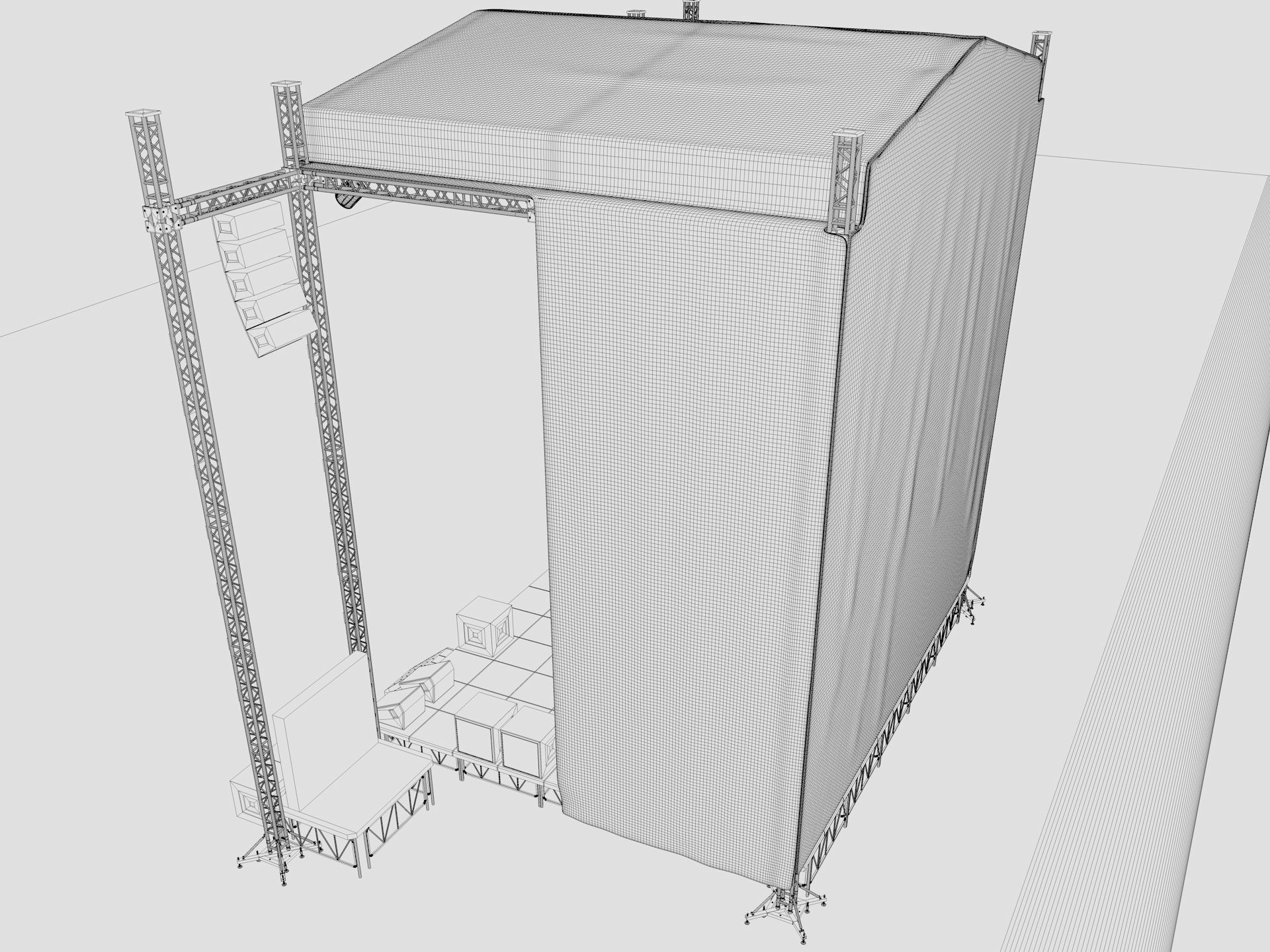 Concert Stage 2 3D model_26