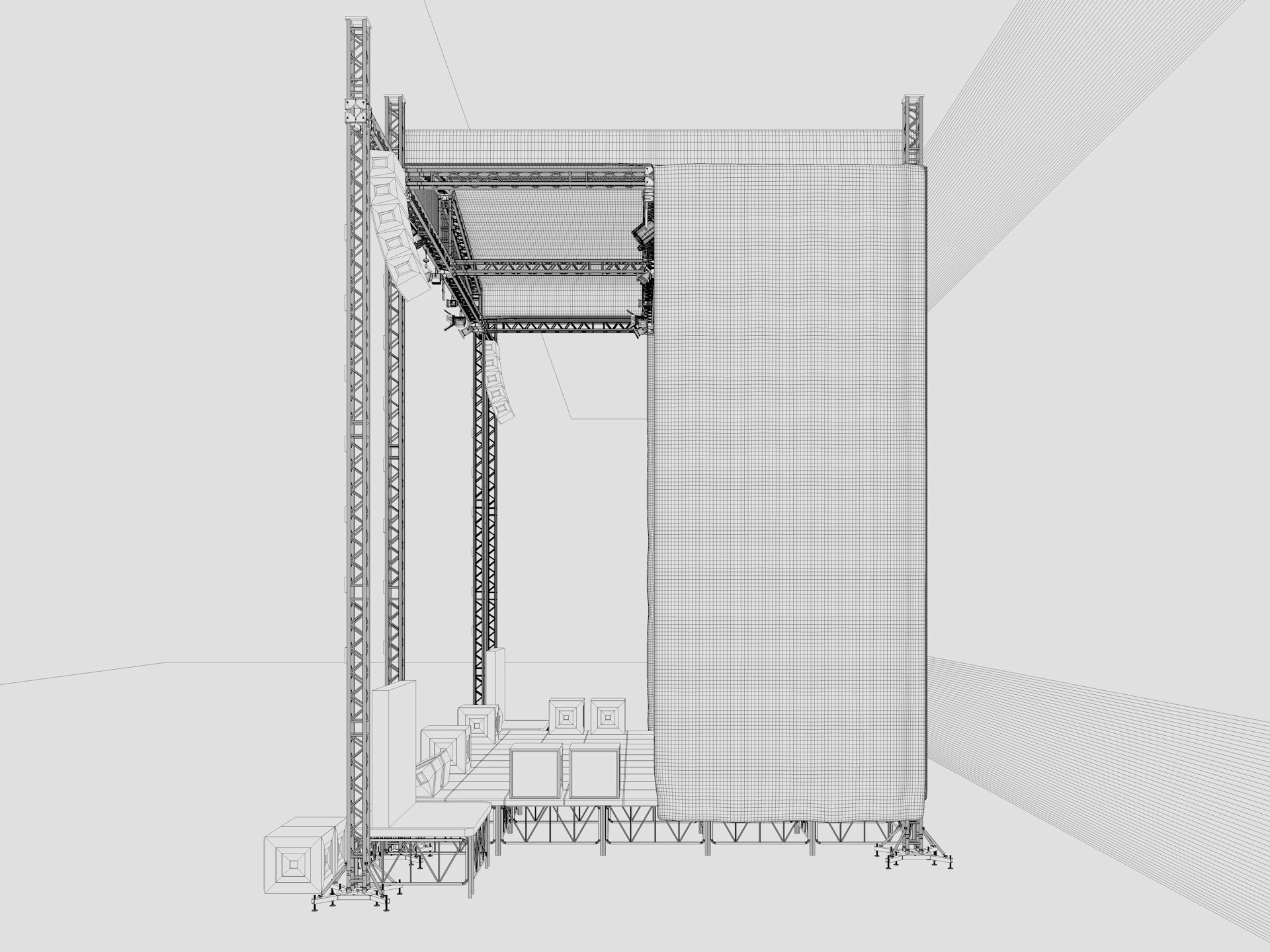 Concert Stage 2 3D model_22