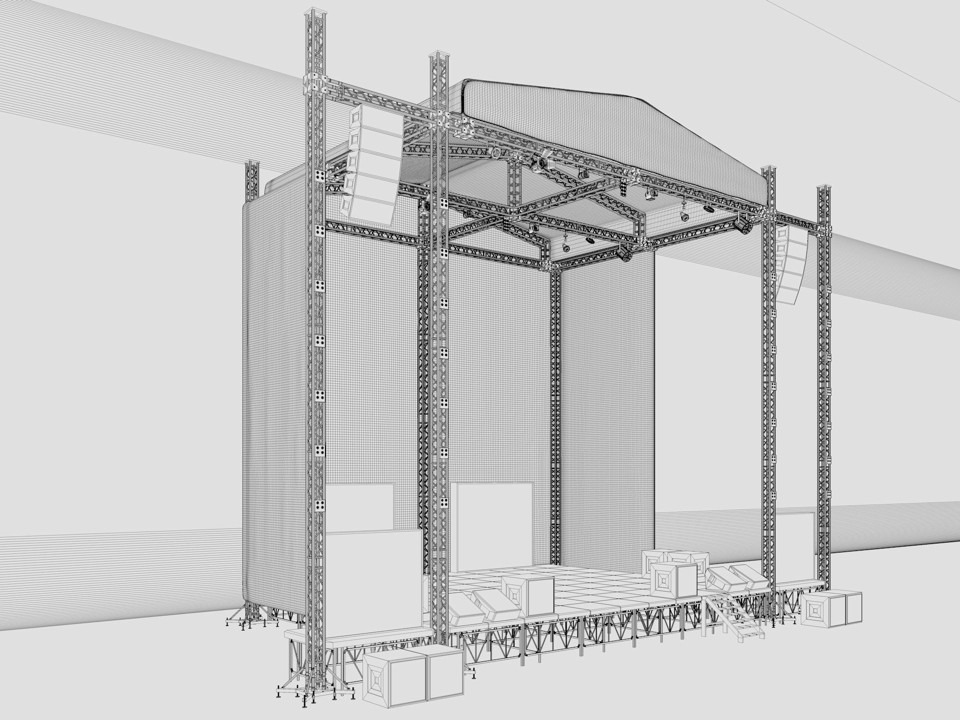 Concert Stage 2 3D model_20