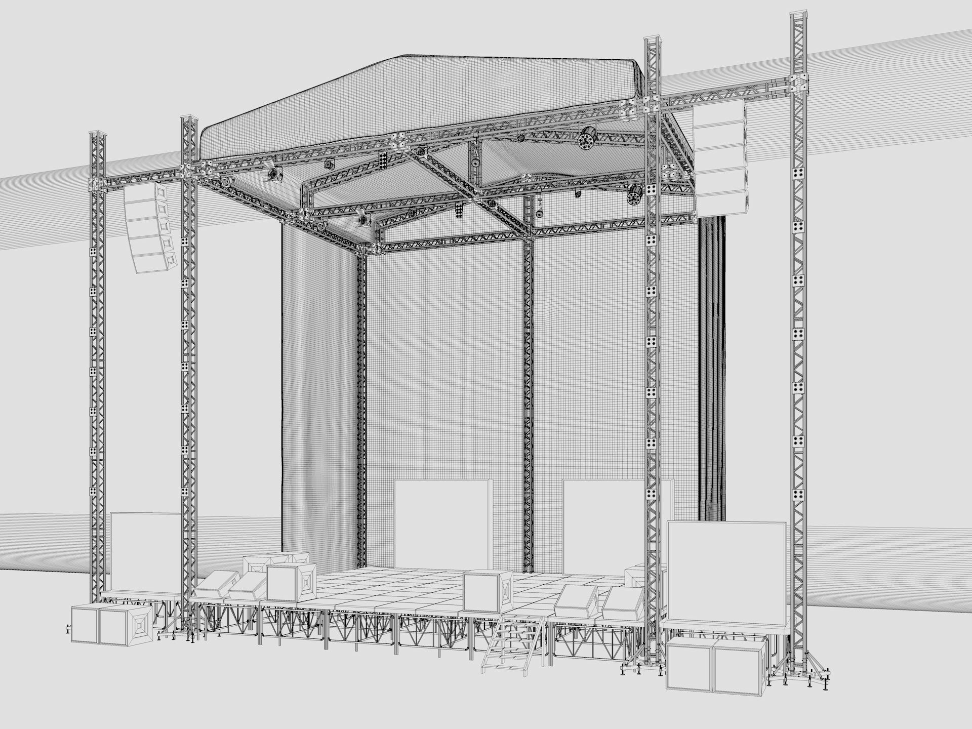 Concert Stage 2 3D model_18
