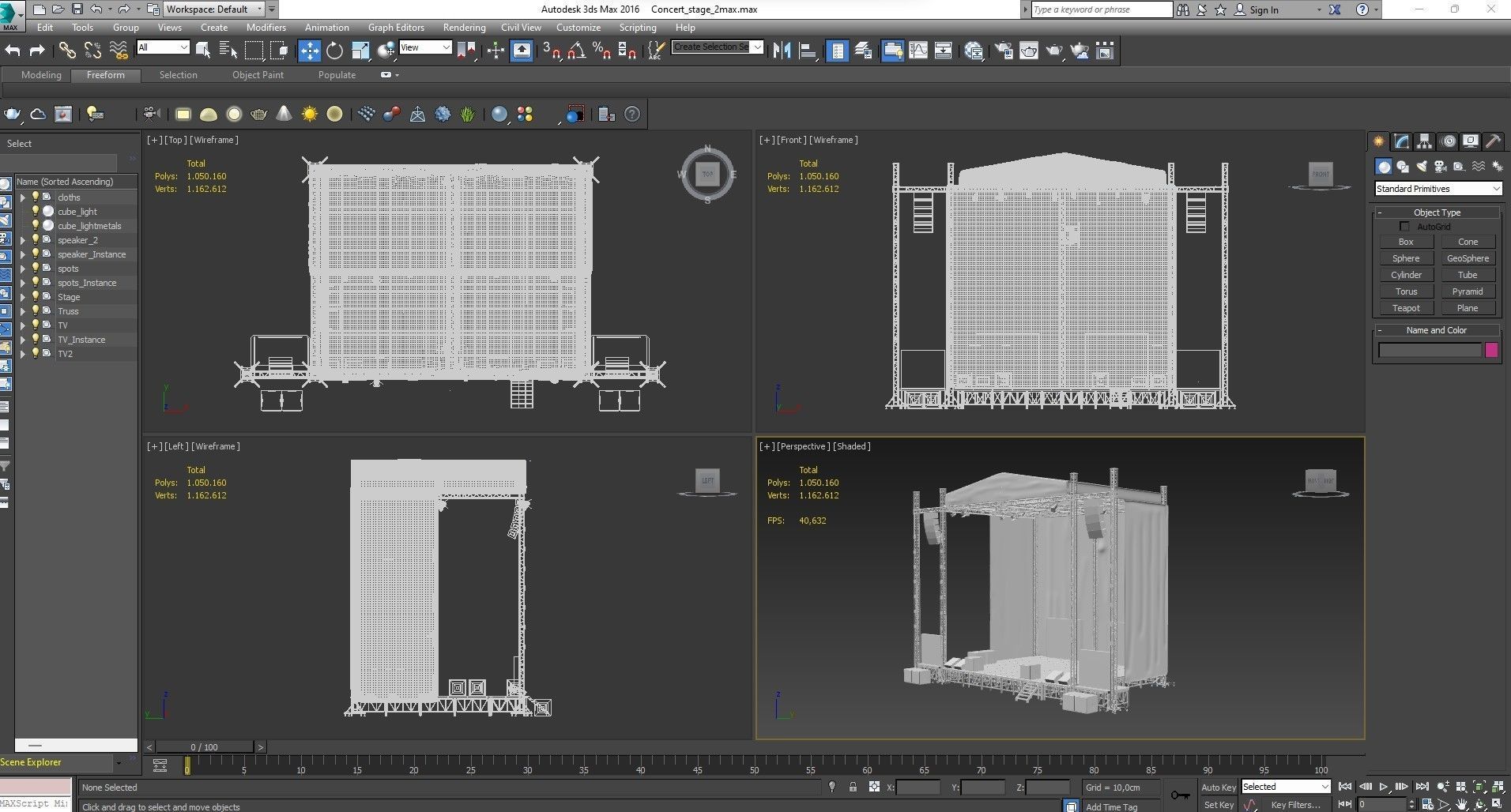 Concert Stage 2 3D model_28