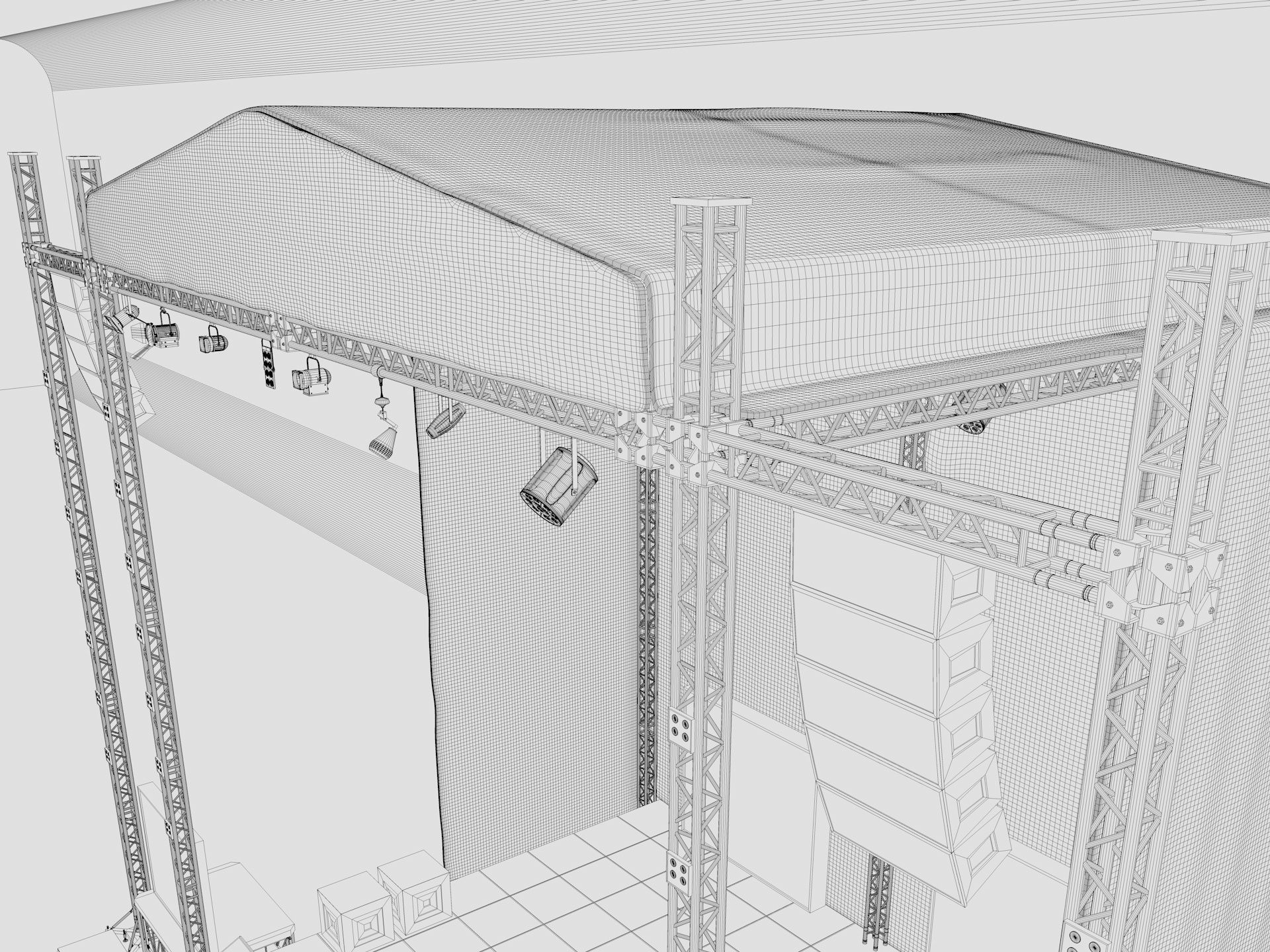 Concert Stage 2 3D model_25