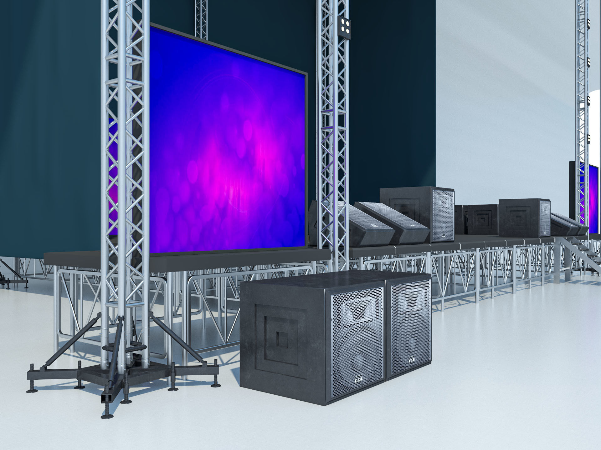 Concert Stage 2 3D model_3