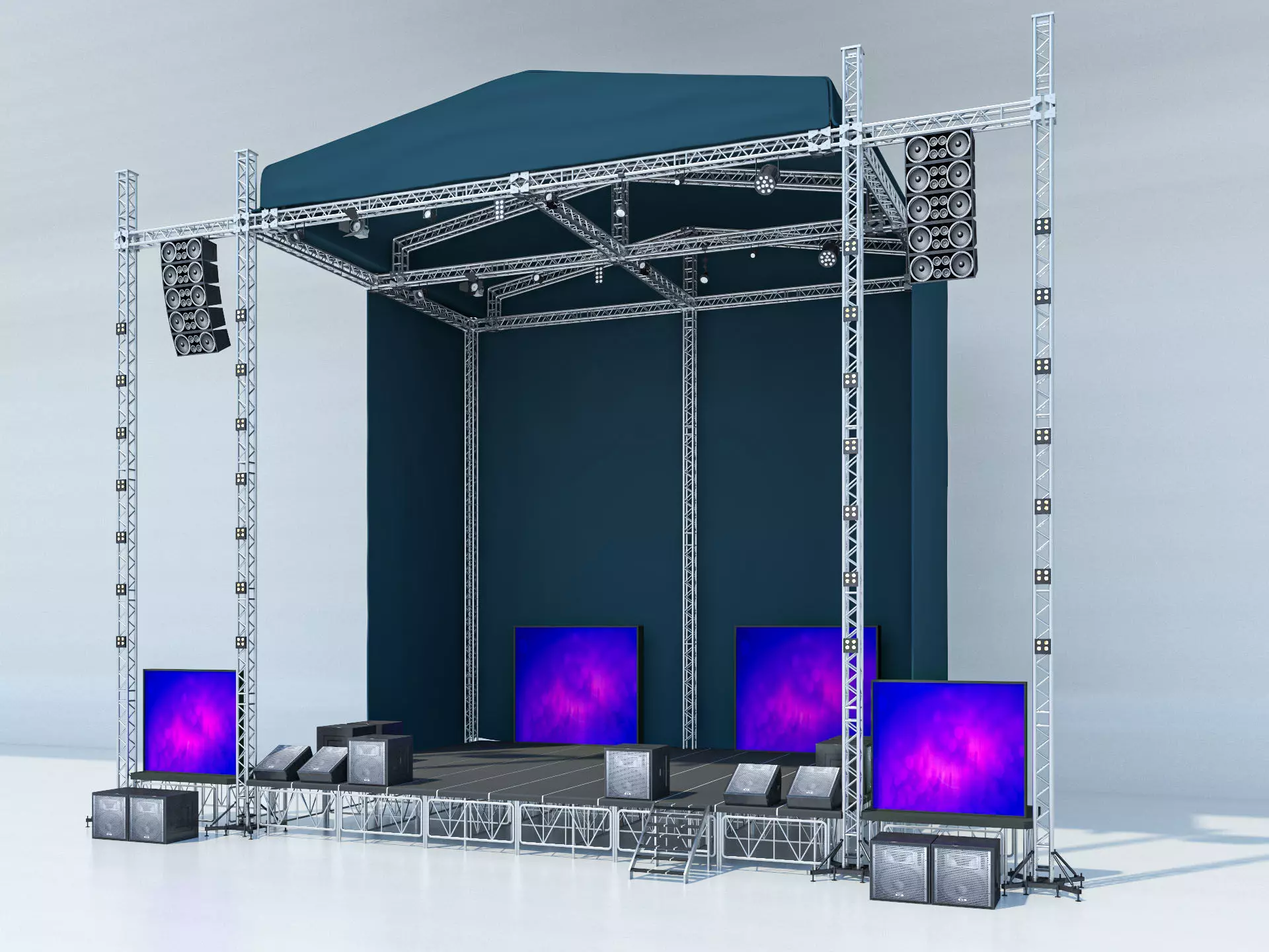 Concert Stage 2 3D model_0