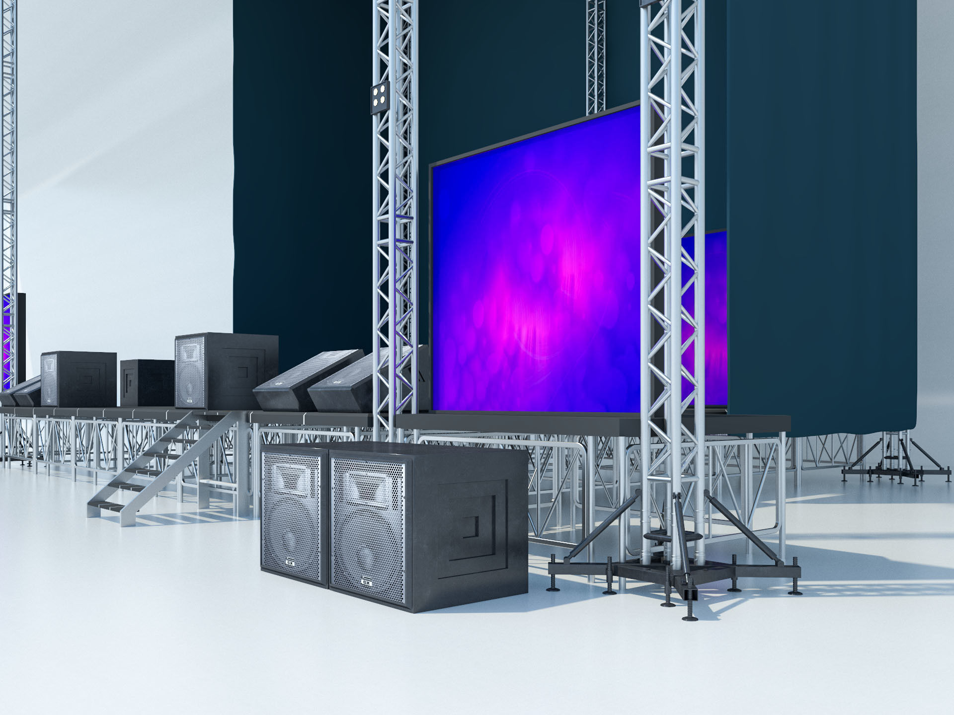 Concert Stage 2 3D model_11