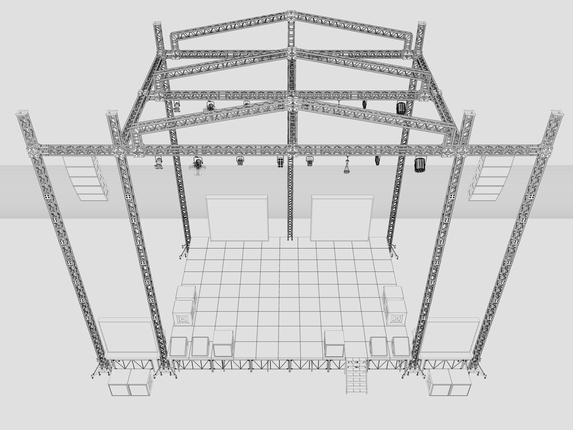 Concert Stage 2 3D model_27