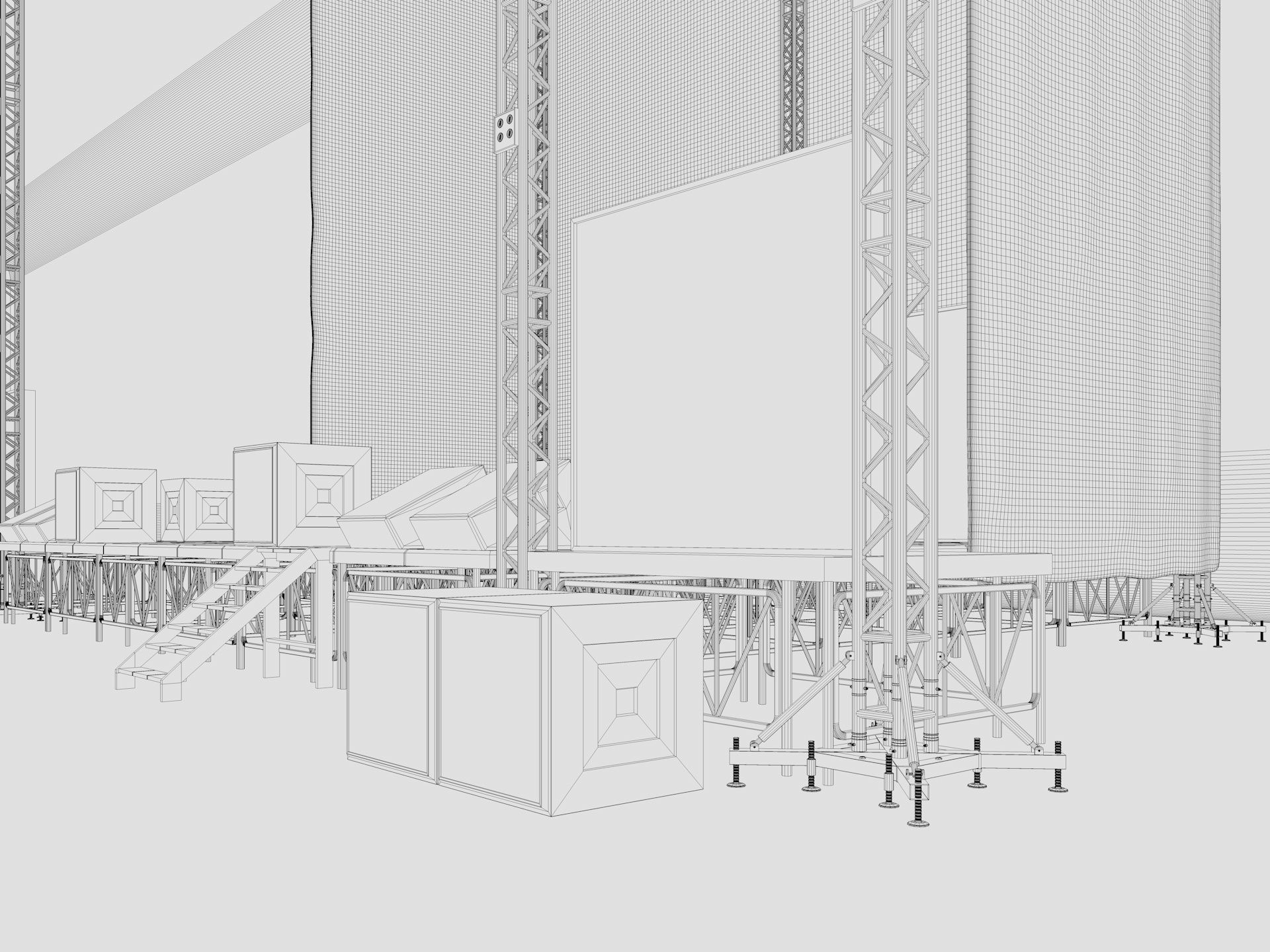 Concert Stage 2 3D model_21
