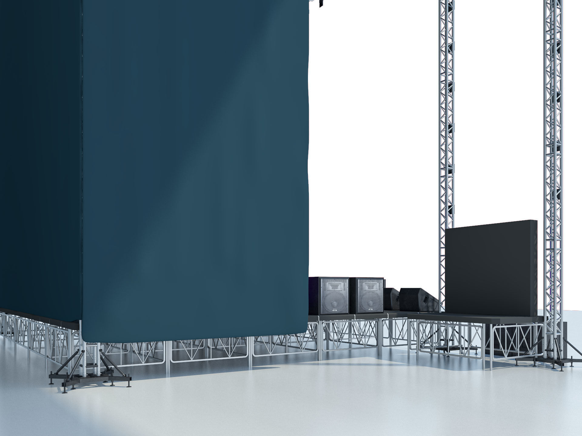 Concert Stage 2 3D model_9