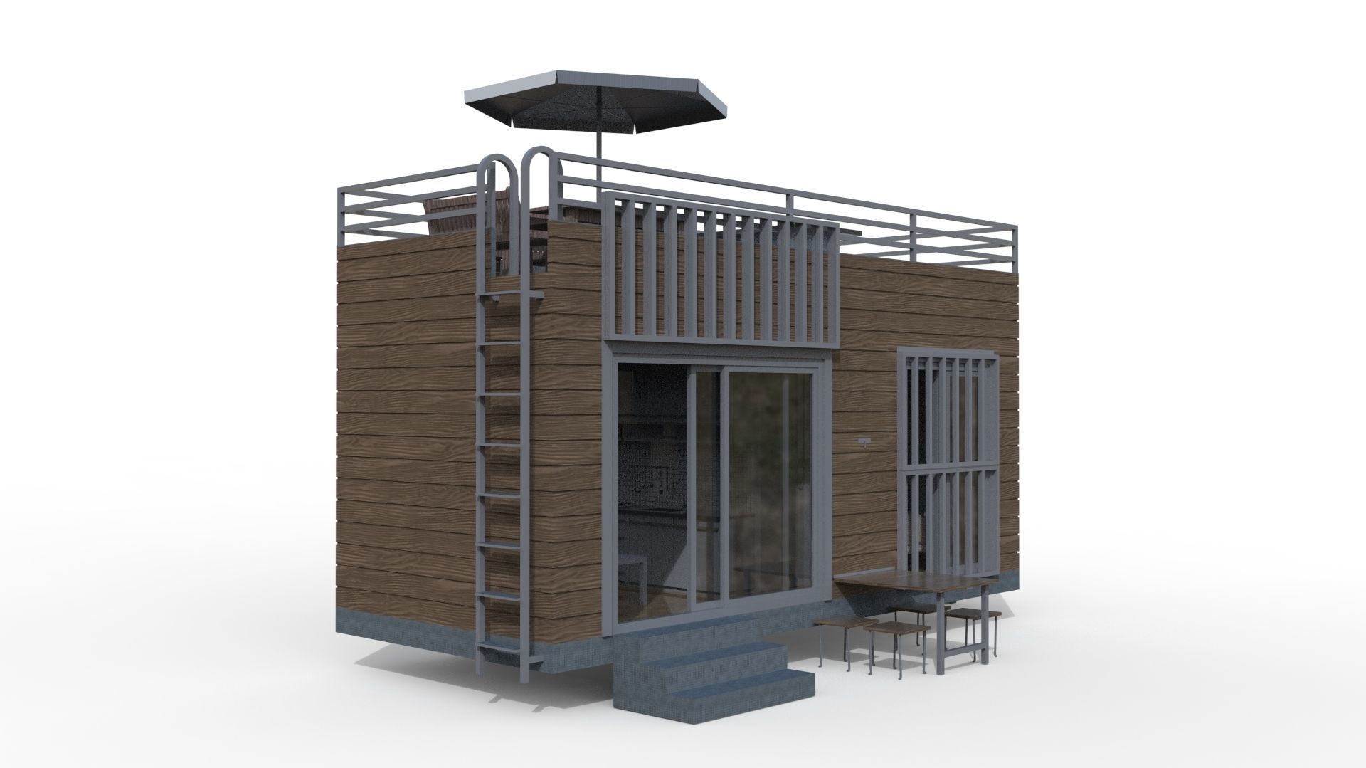 TINY HOUSE 3D model_2