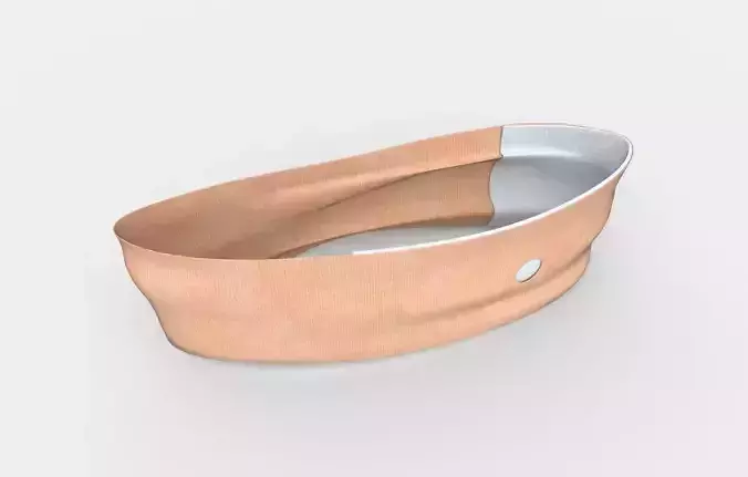 Creased band-aid ring plaster
