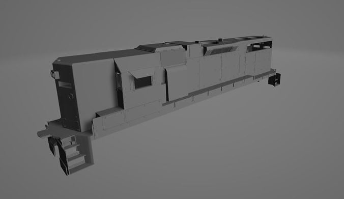 GP38-Switcher-3DPrint train car 3D print model