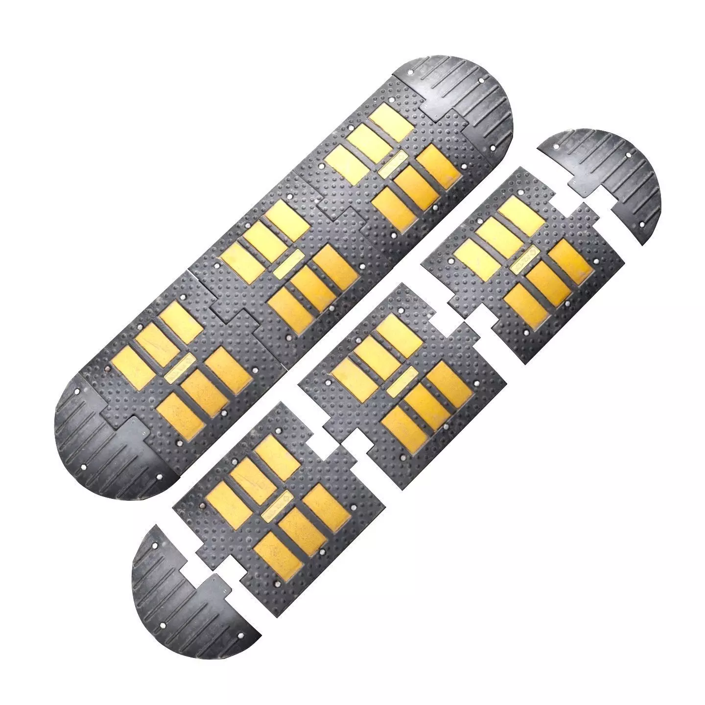 Realistic Speed bump Low-poly 3D model