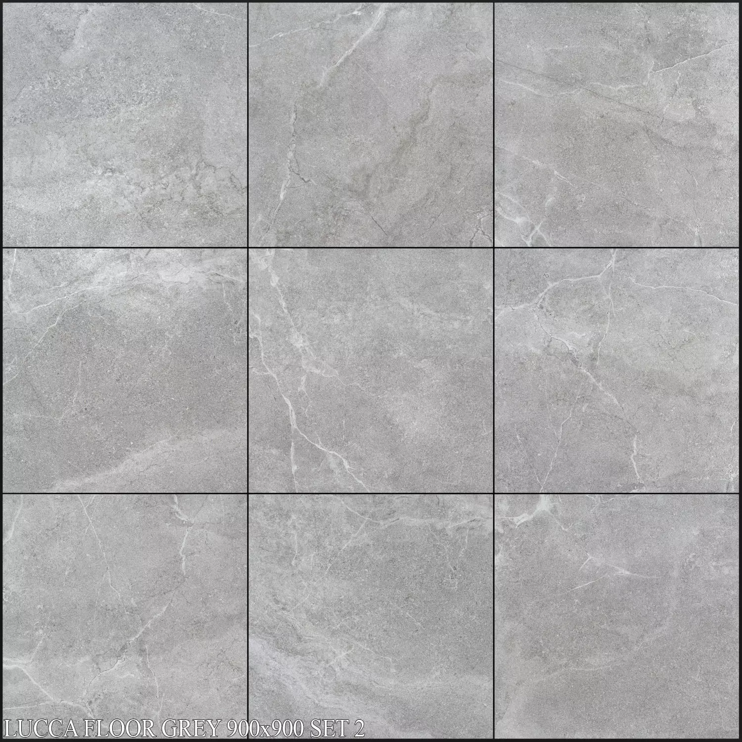Peronda Lucca Floor Grey 900x900 Set 2 3D model_0