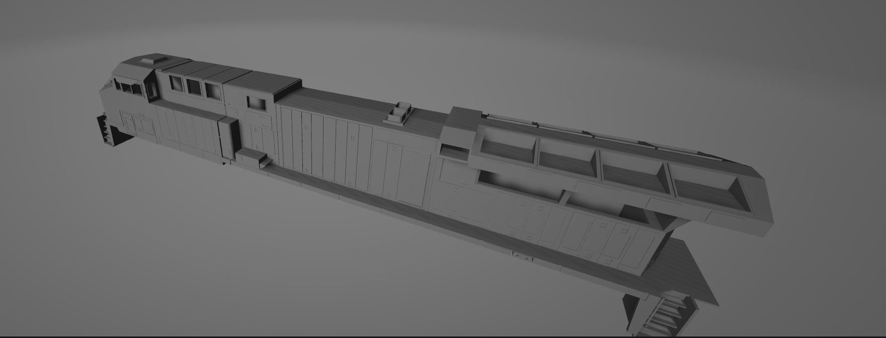 GE AC6000cw 3D Print 3D print model_2