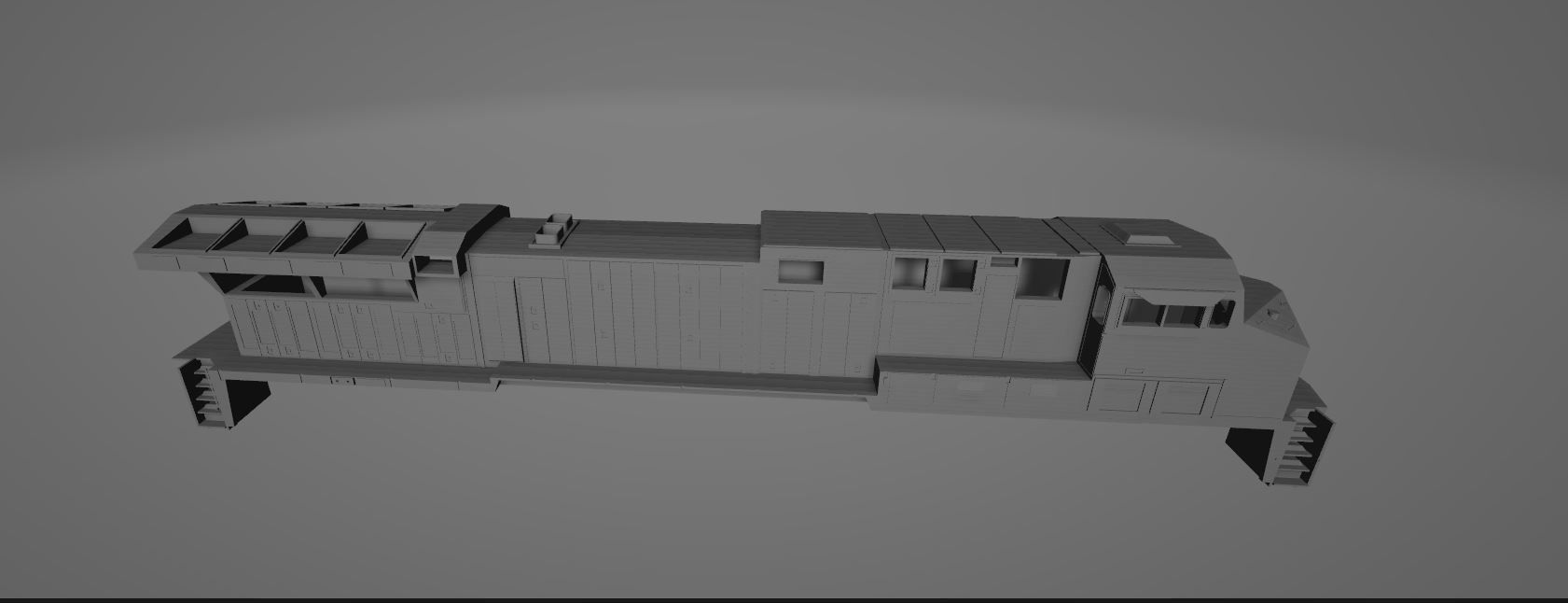 GE AC6000cw 3D Print 3D print model_1