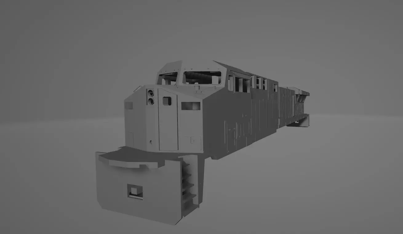 GE AC6000cw 3D Print 3D print model_0