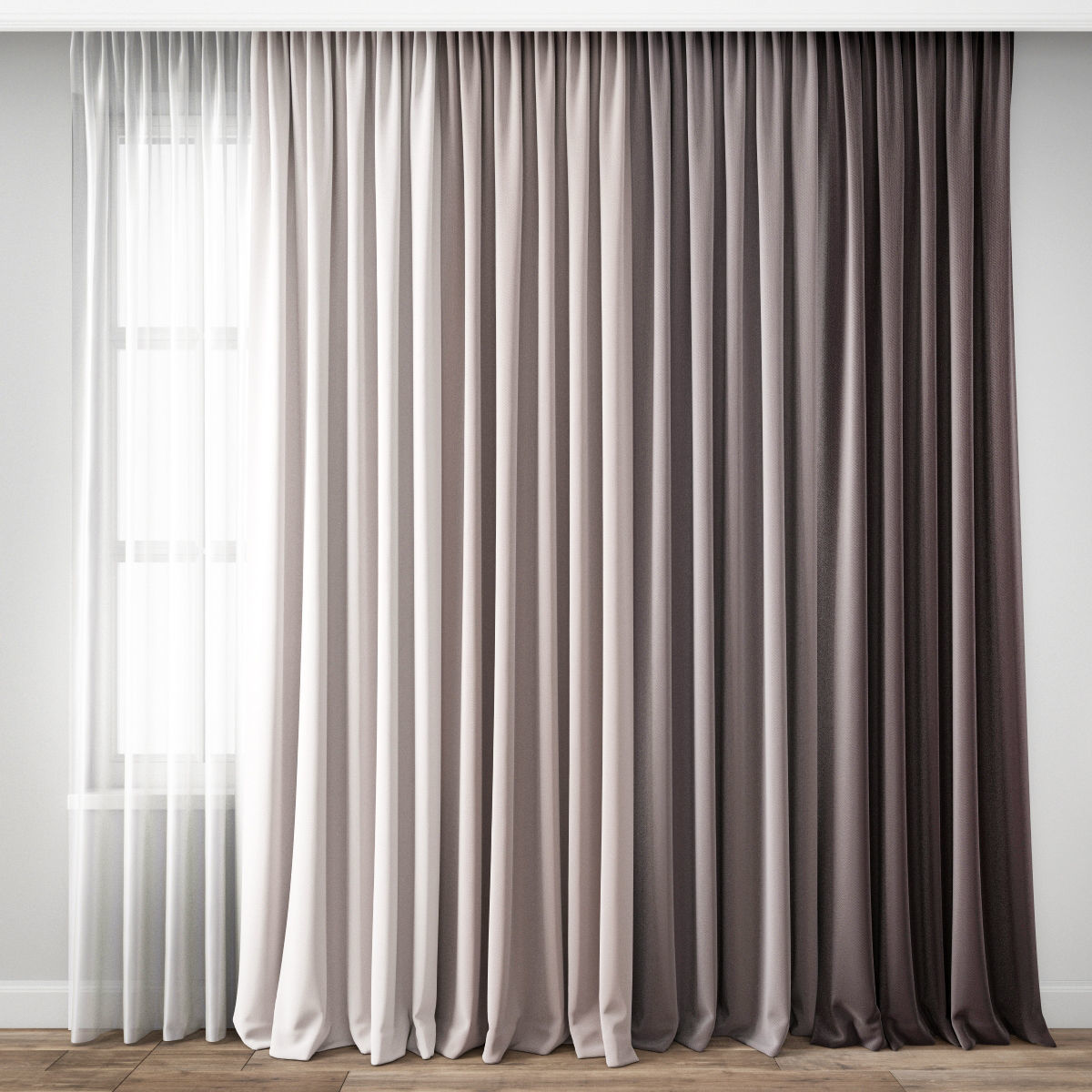 Curtain 153 3D model_3
