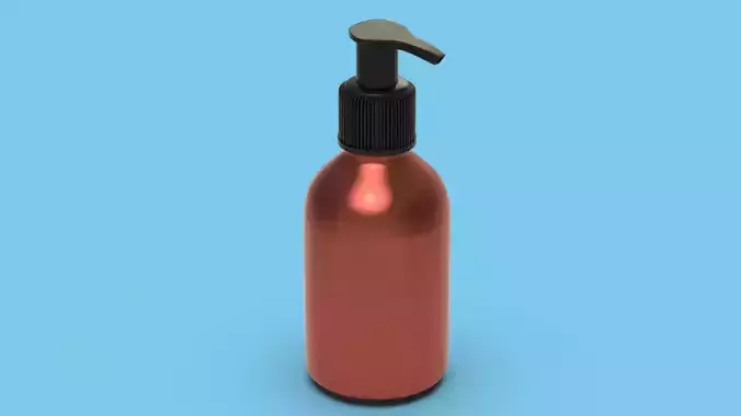 Metalic Bottle for liquid soap