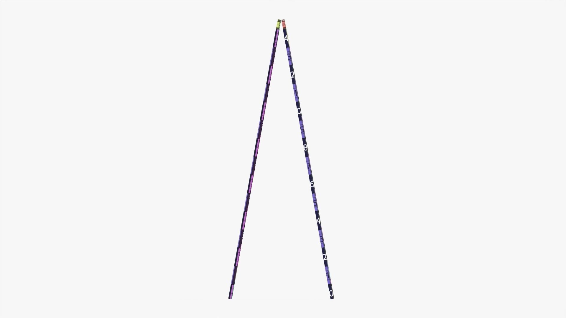 Chalkboard street display mockup 3D model_16