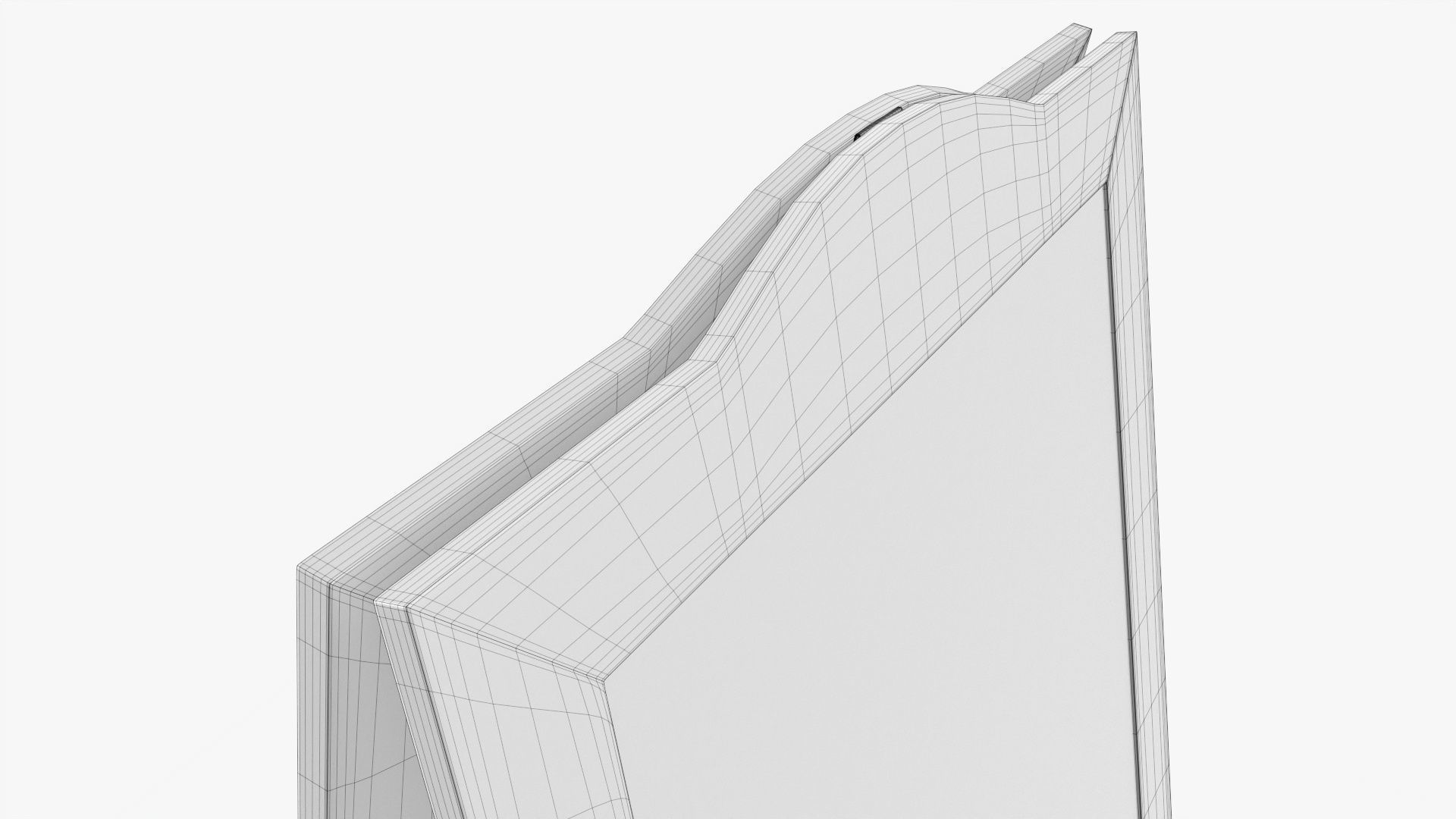 Chalkboard street display mockup 3D model_7