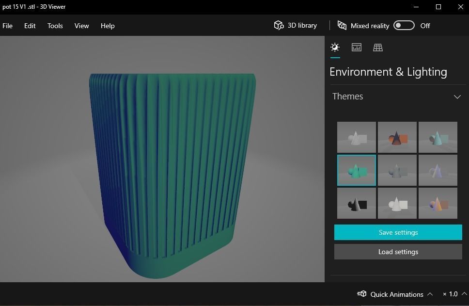 pot plant succulent 15 3D print model_15