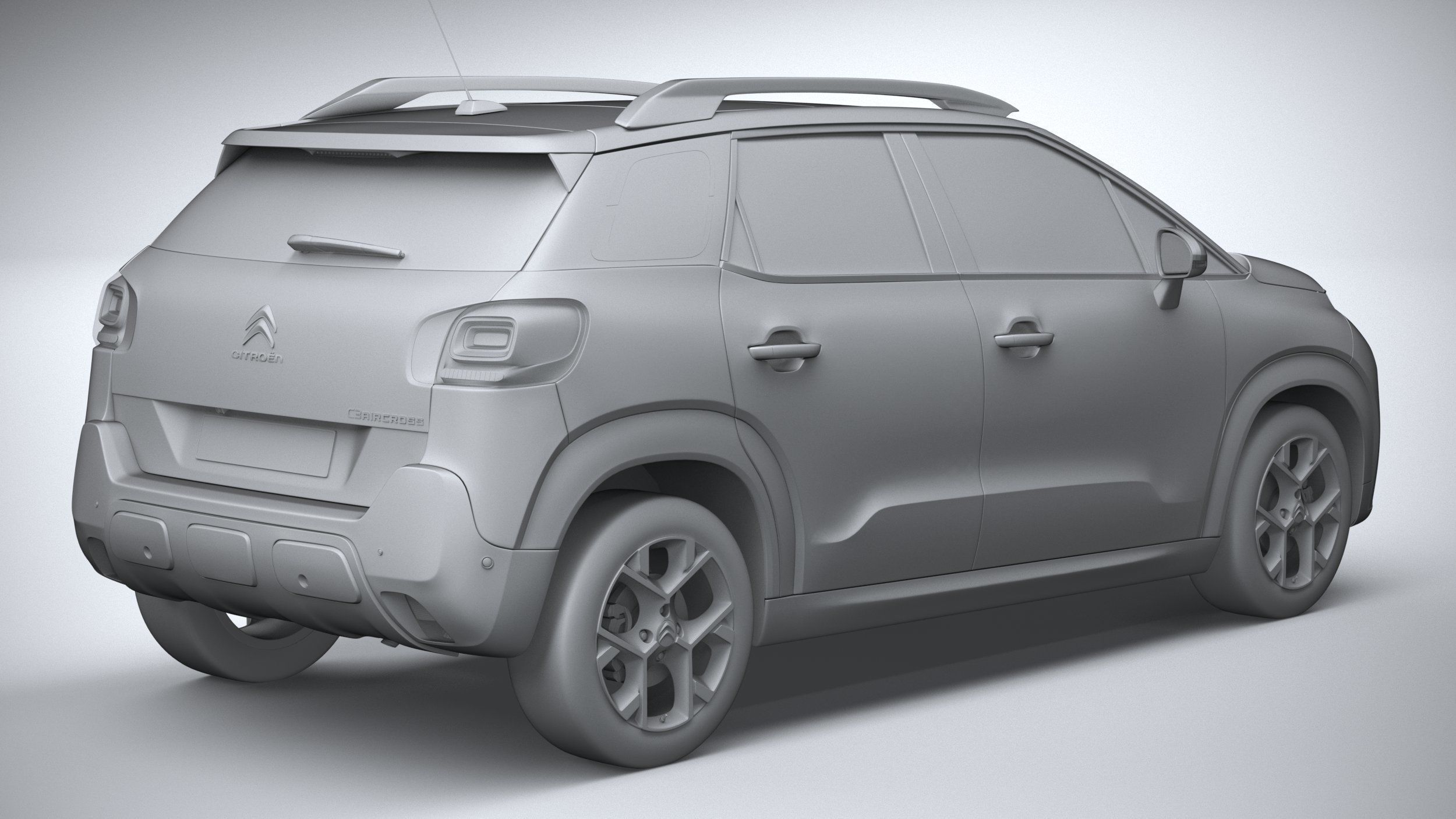 Citroen C3 Aircross 2022 3D model_25