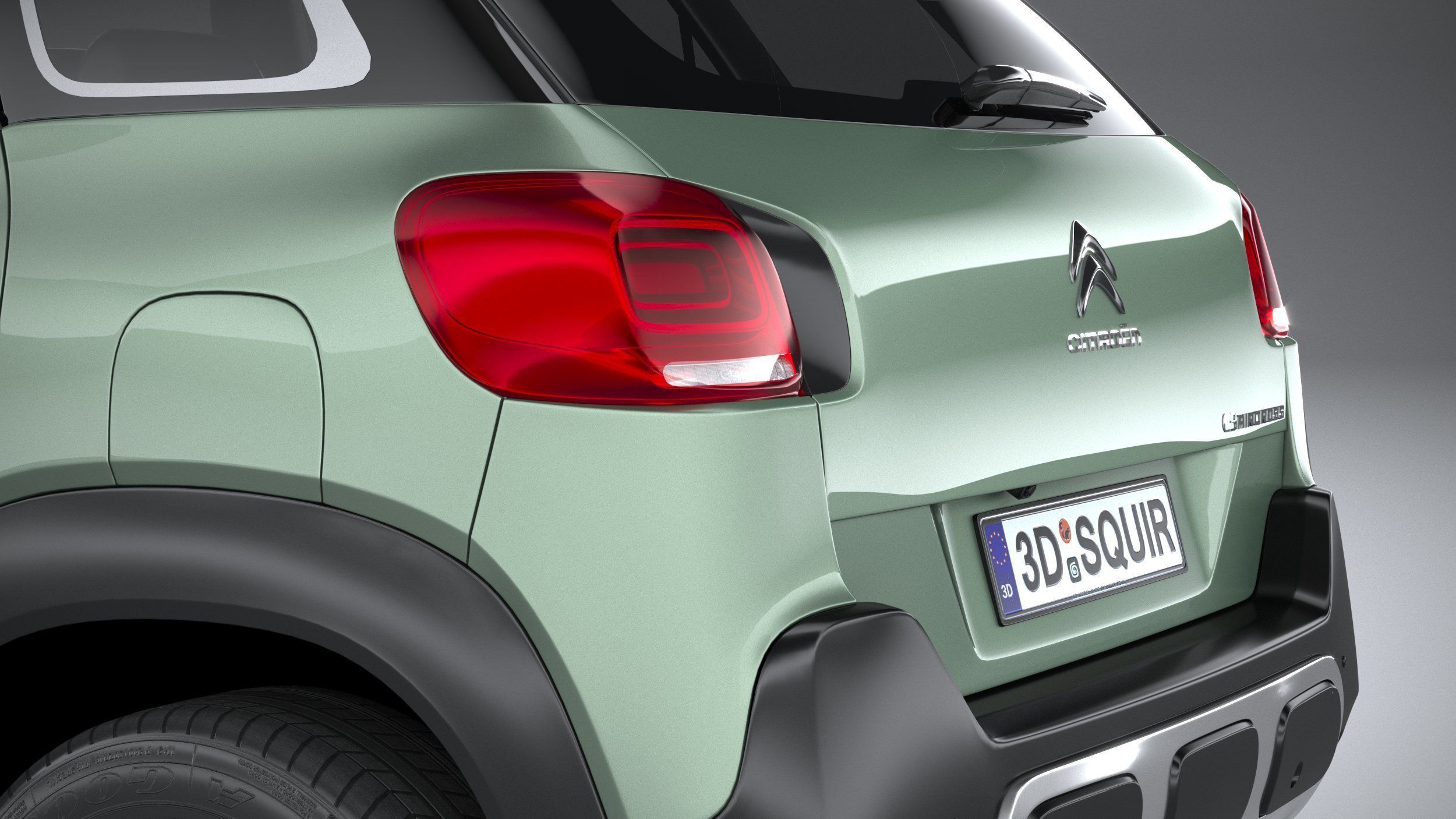 Citroen C3 Aircross 2022 3D model_6