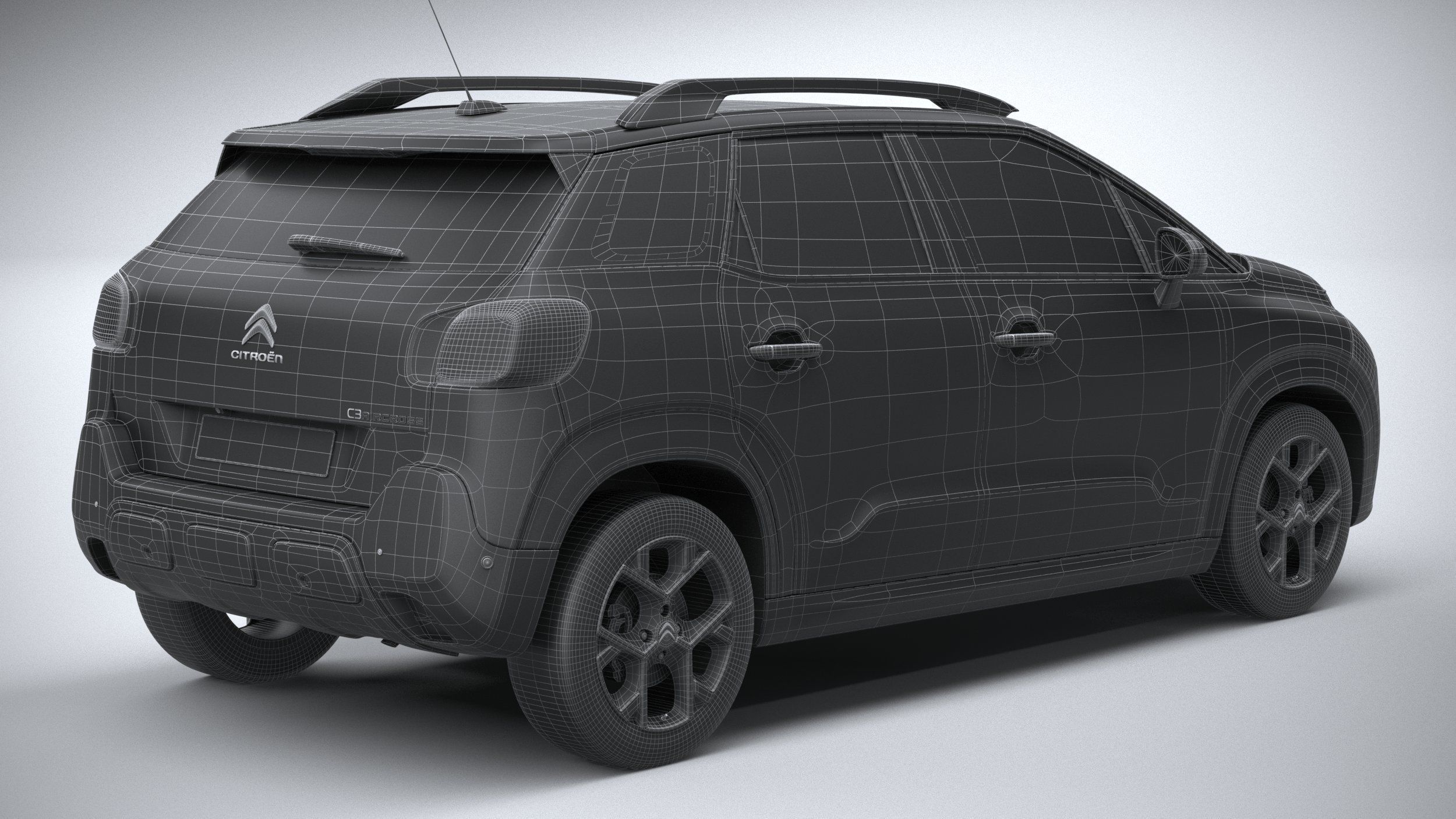 Citroen C3 Aircross 2022 3D model_29