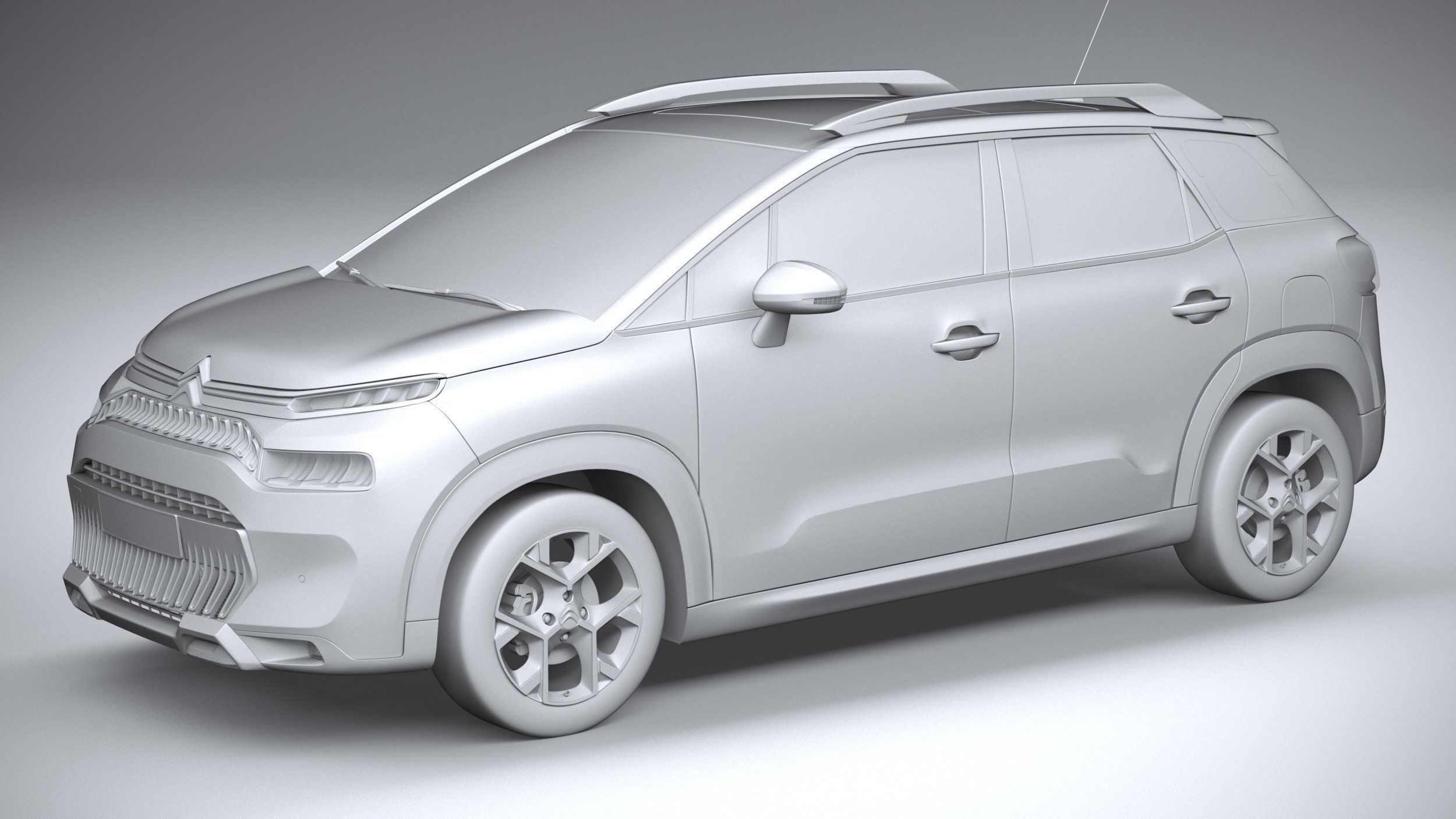 Citroen C3 Aircross 2022 3D model_19