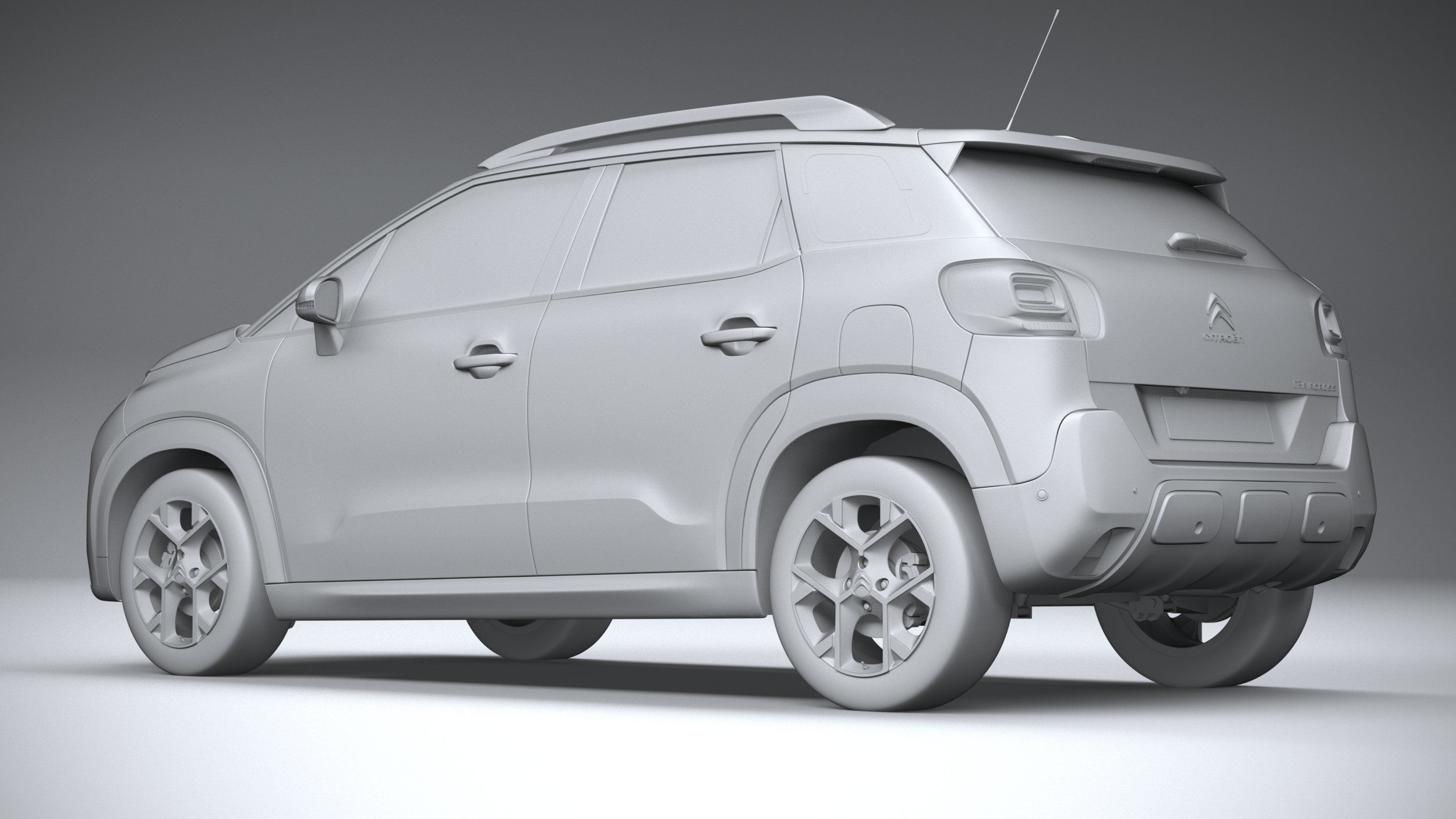 Citroen C3 Aircross 2022 3D model_21