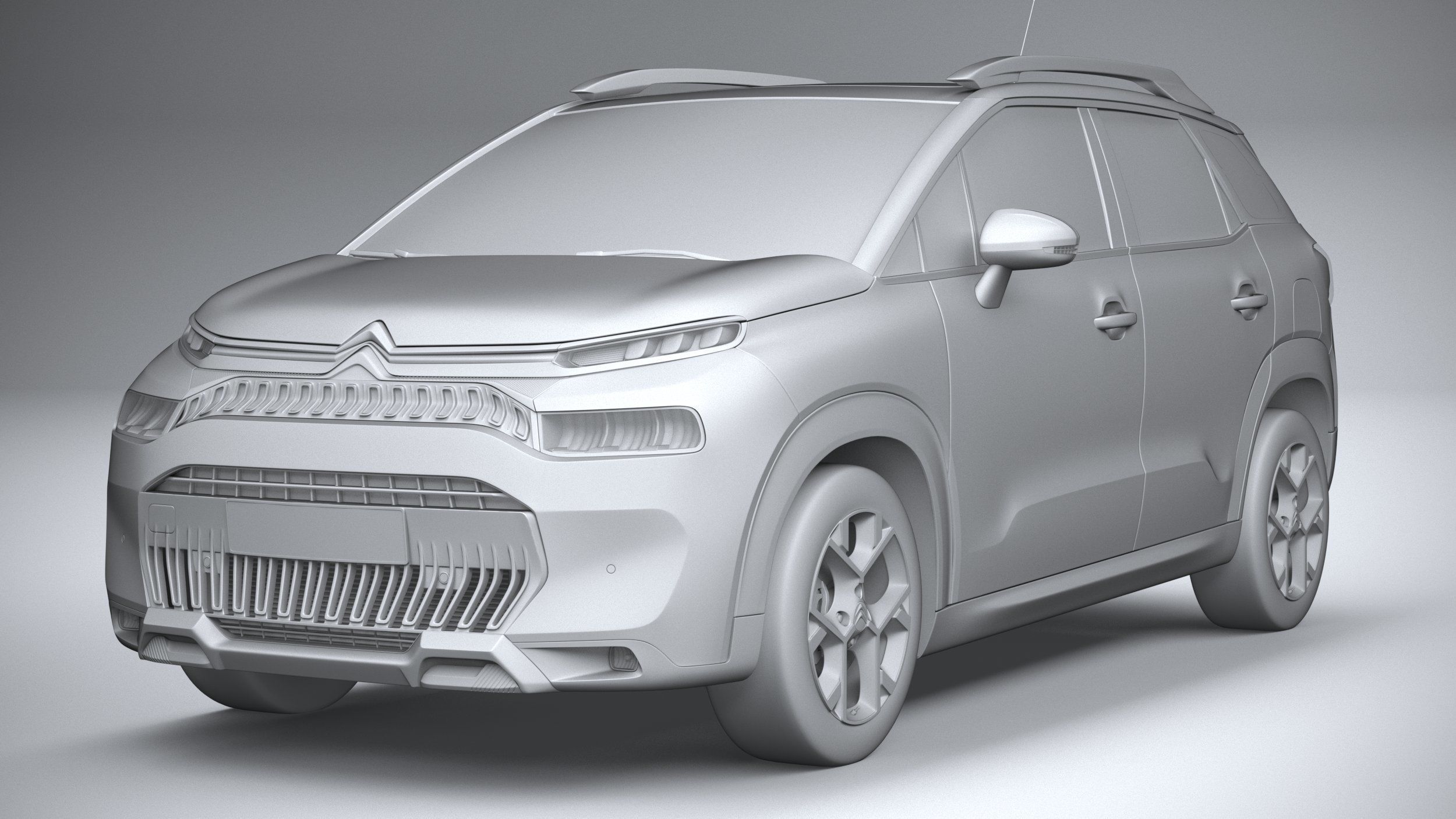 Citroen C3 Aircross 2022 3D model_20