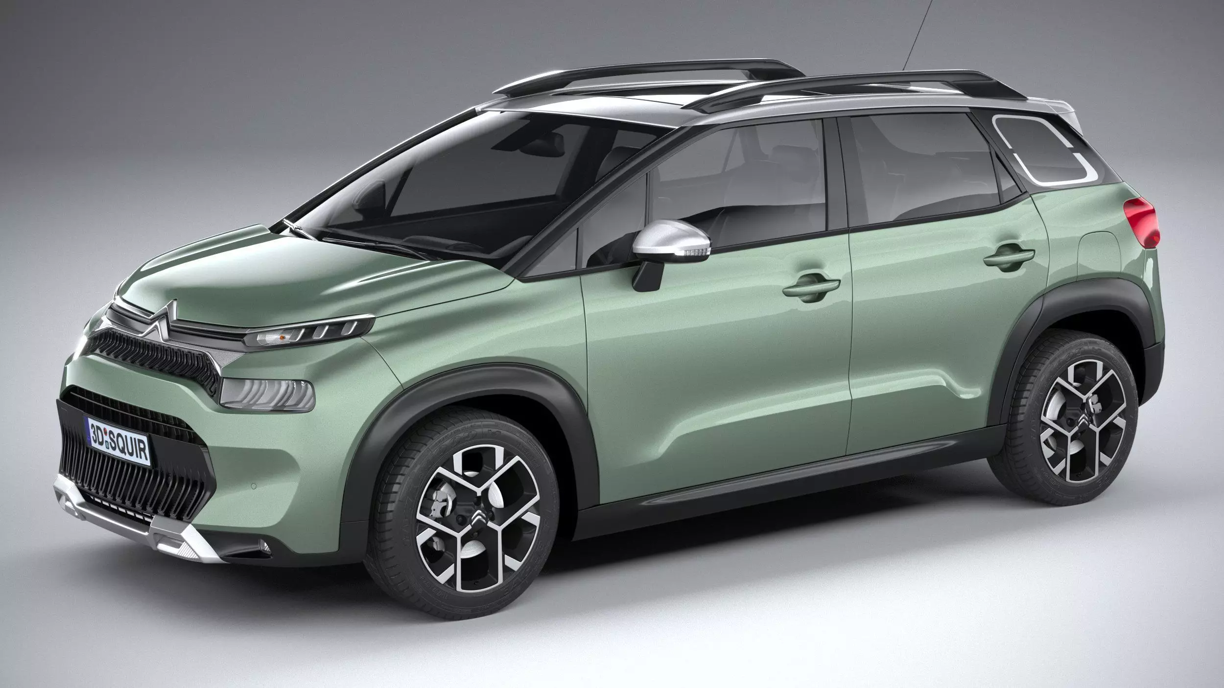 Citroen C3 Aircross 2022 3D model_0