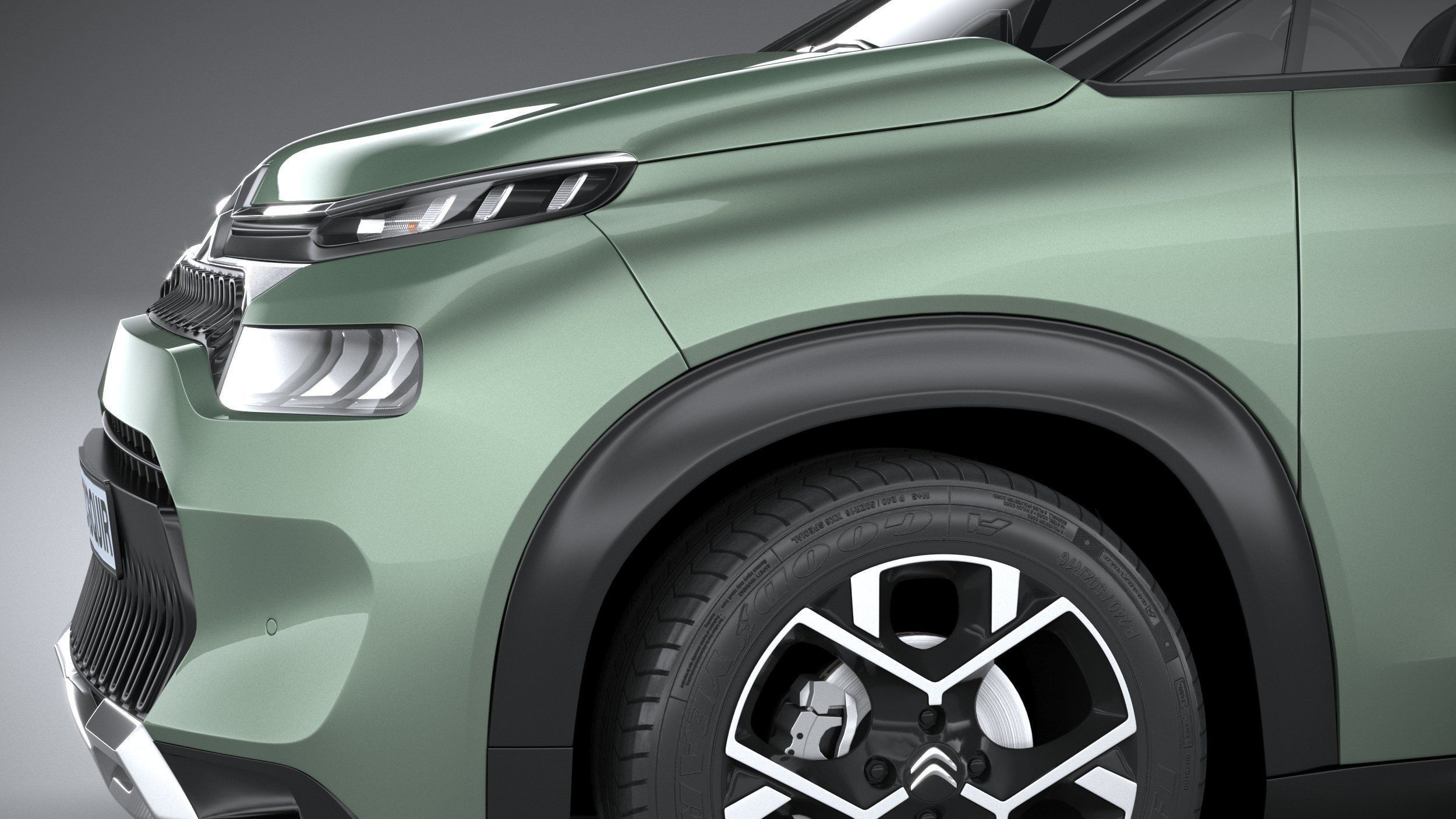 Citroen C3 Aircross 2022 3D model_3