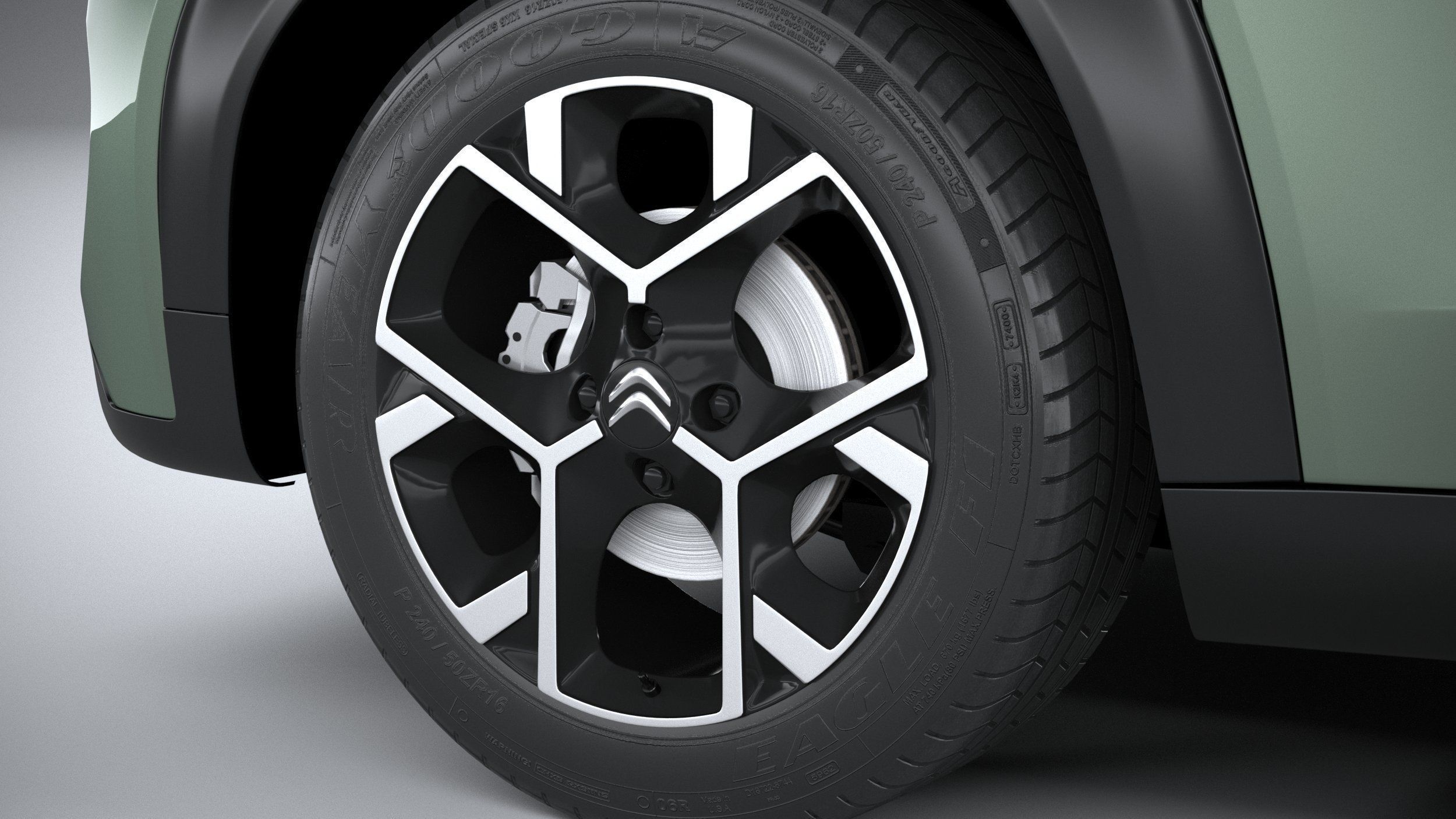 Citroen C3 Aircross 2022 3D model_16