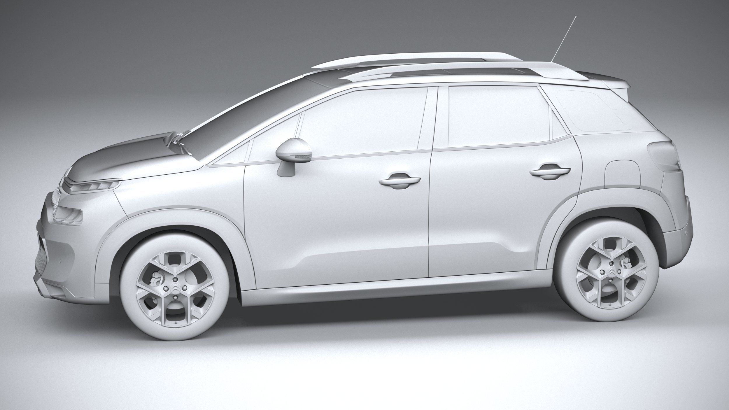 Citroen C3 Aircross 2022 3D model_22