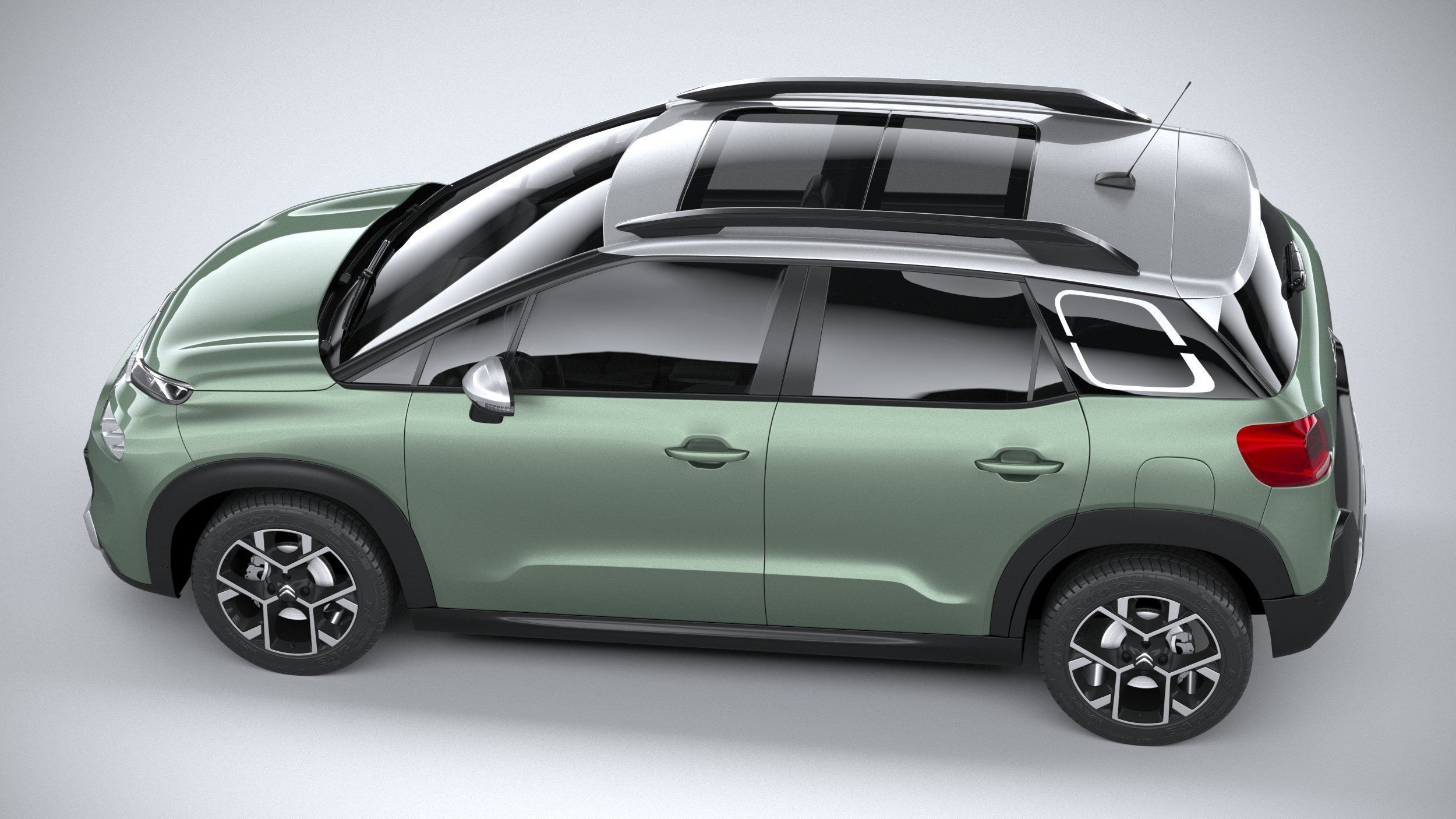 Citroen C3 Aircross 2022 3D model_9