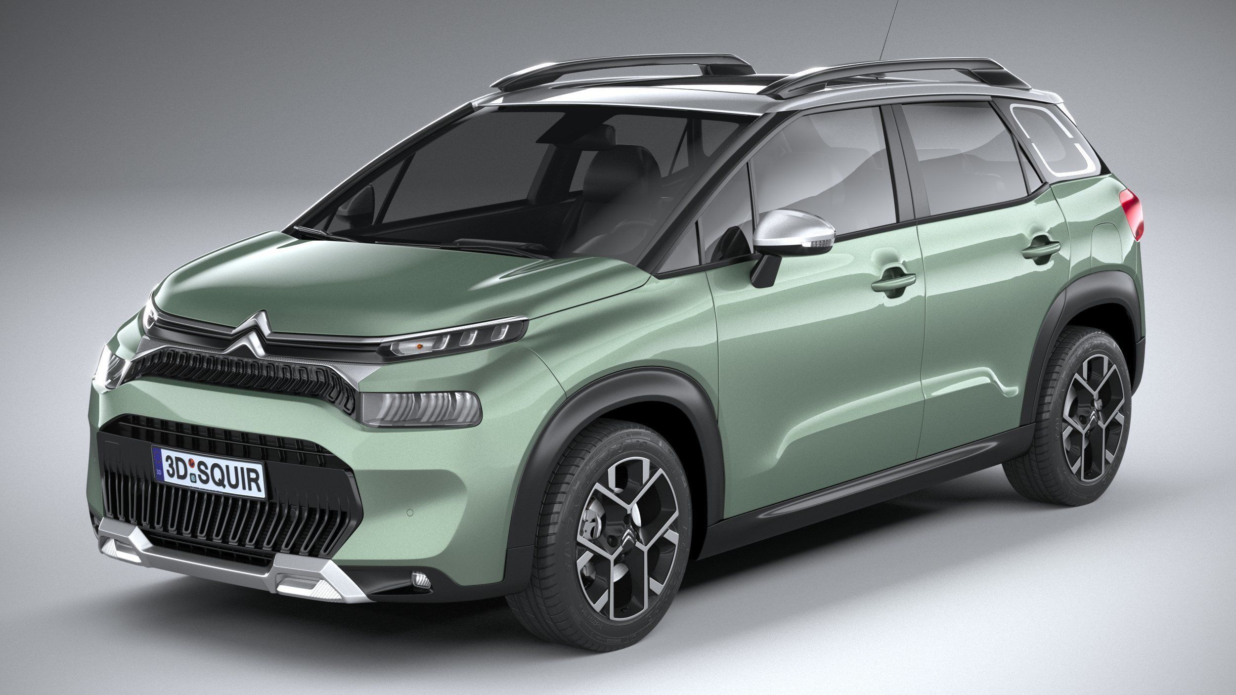 Citroen C3 Aircross 2022 3D model_1