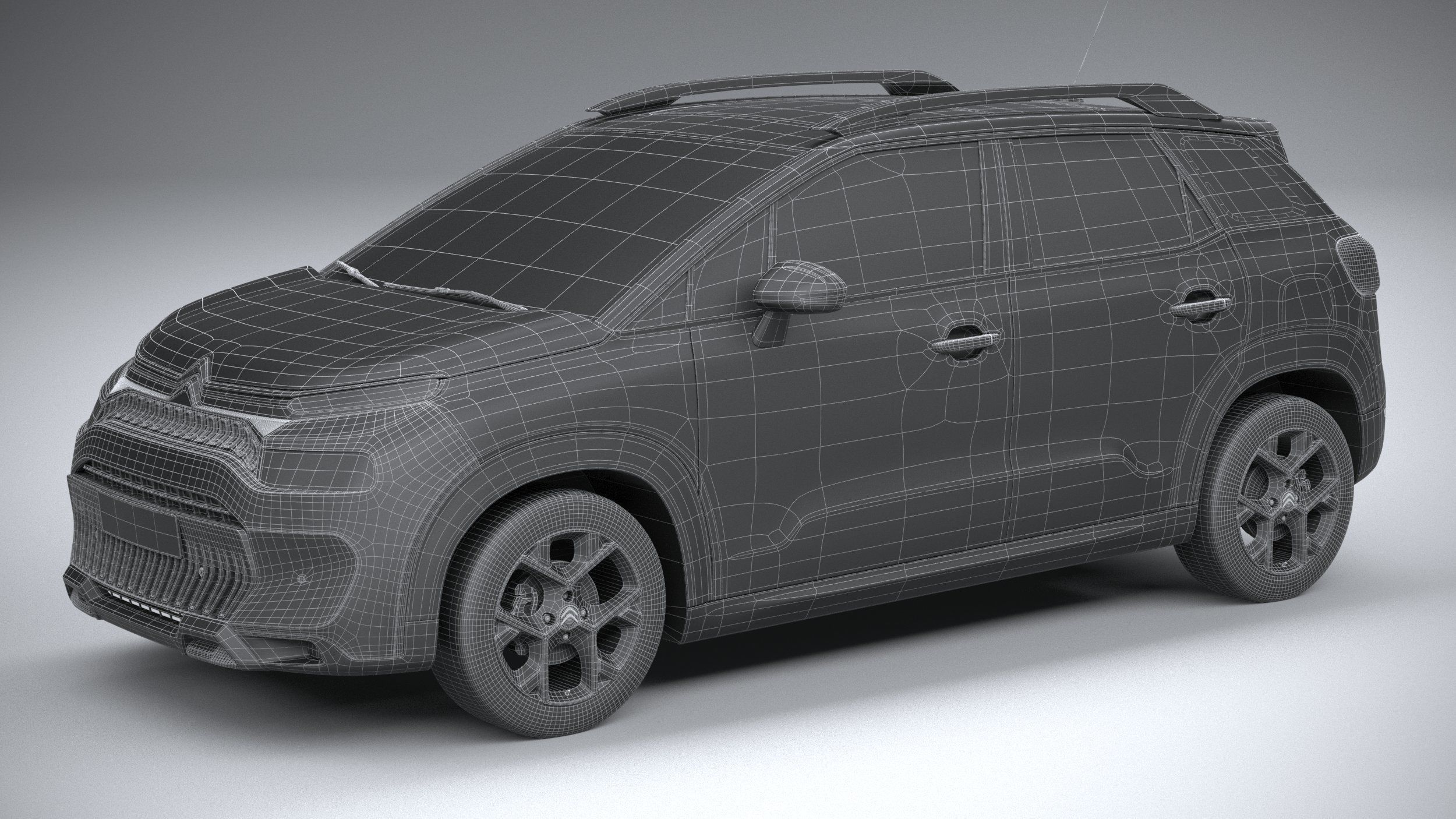 Citroen C3 Aircross 2022 3D model_28