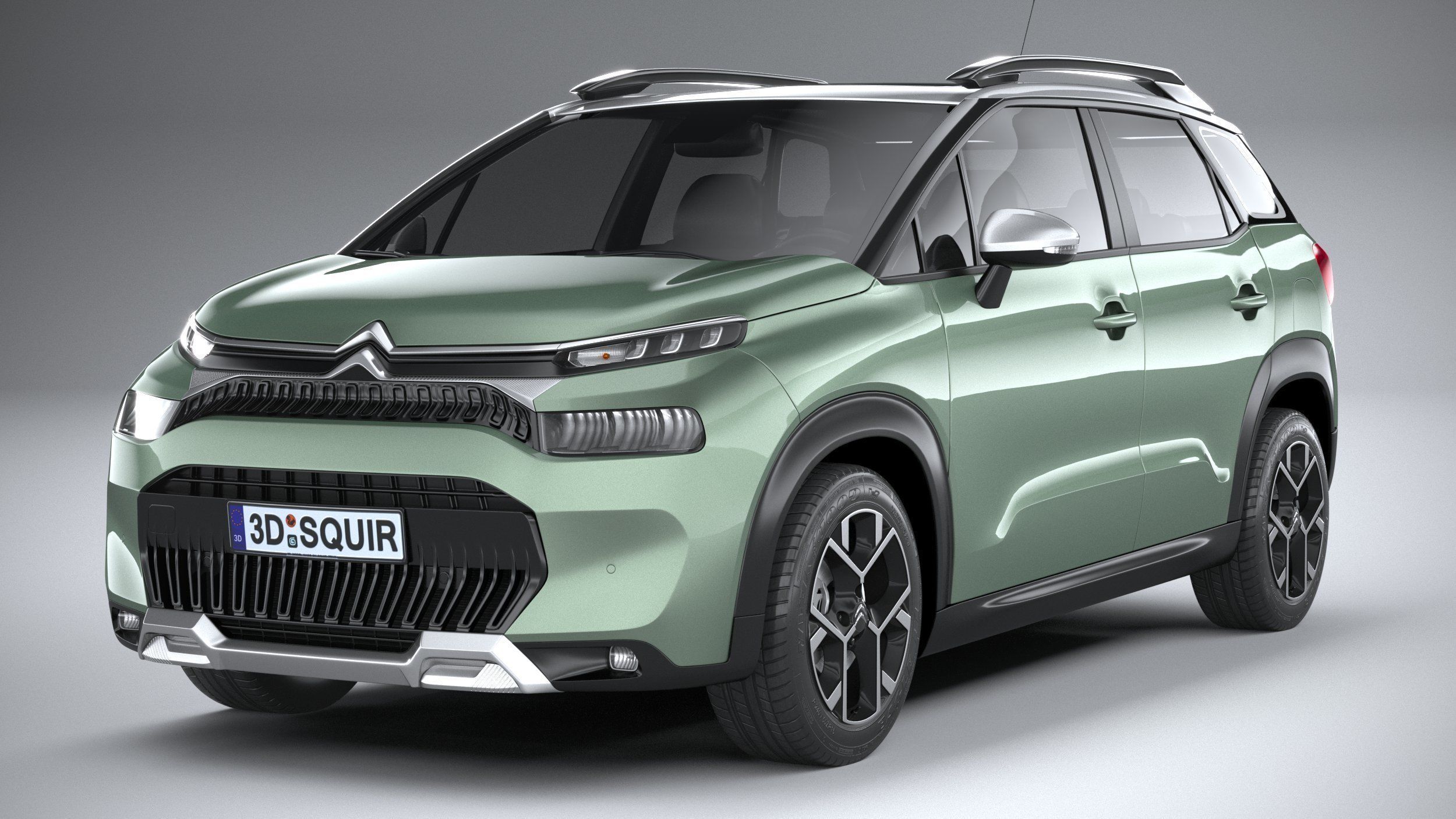 Citroen C3 Aircross 2022 3D model_2
