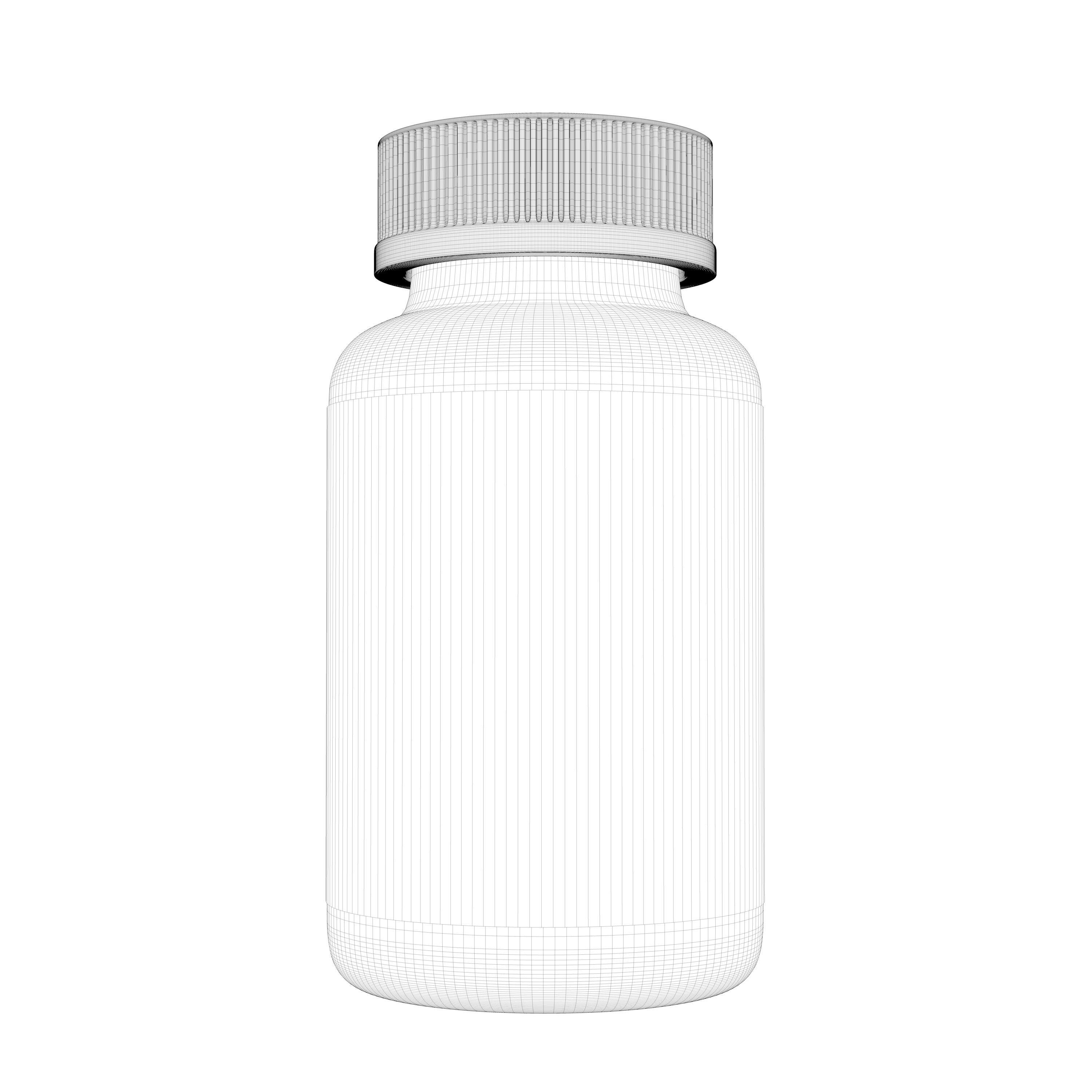 Supplement bottle with gummies-gelli 3D model_3