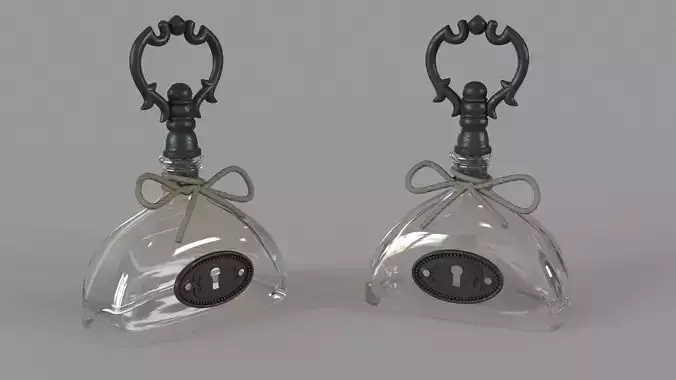 Kensal Key Handle Decorative Bottle