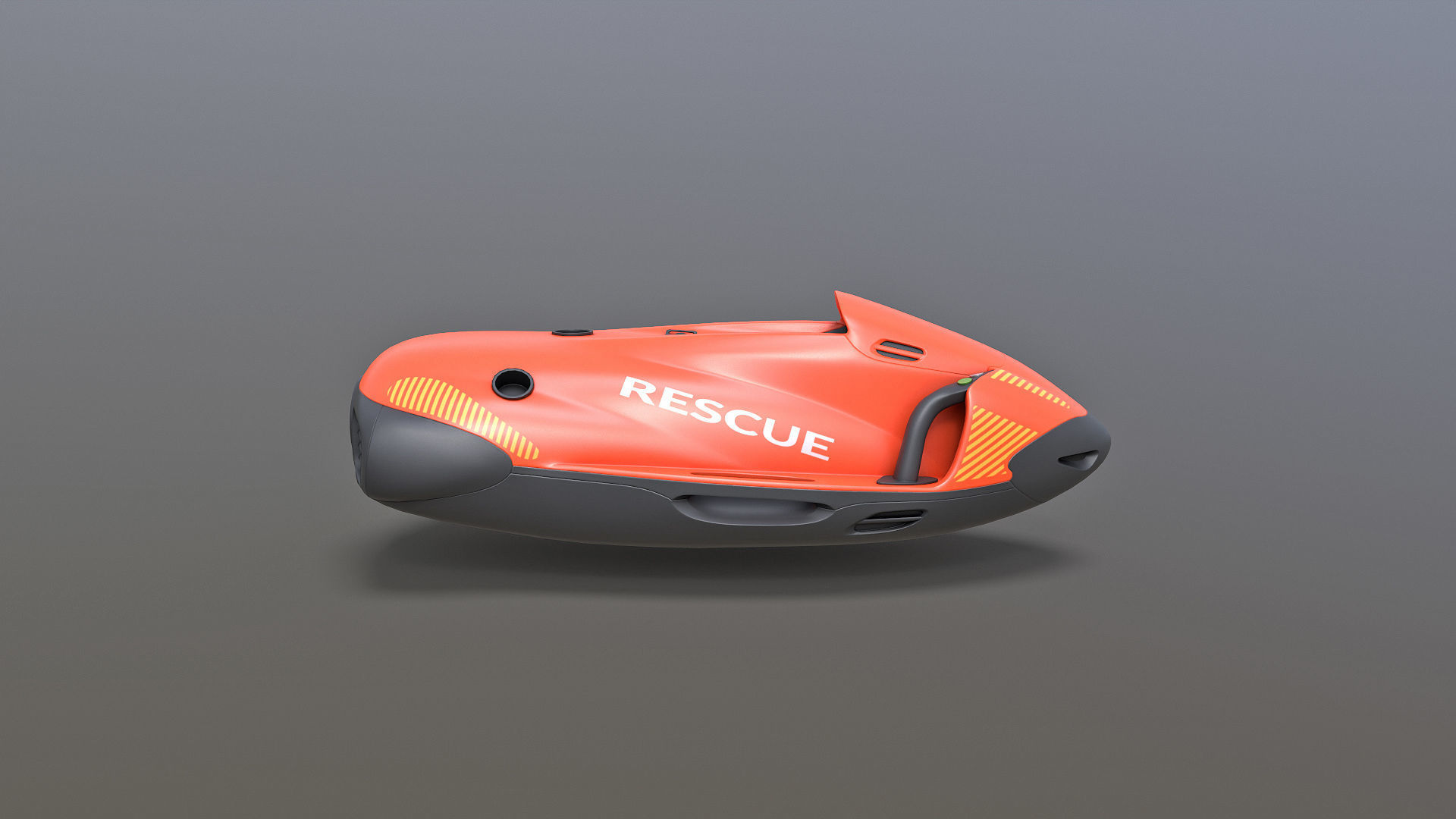 Water Scooter  Low-poly 3D model_3