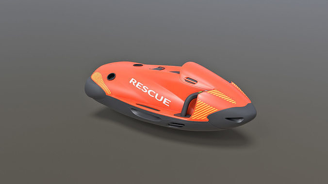 Water Scooter  Low-poly 3D model