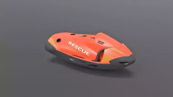 Water Scooter  Low-poly 3D model