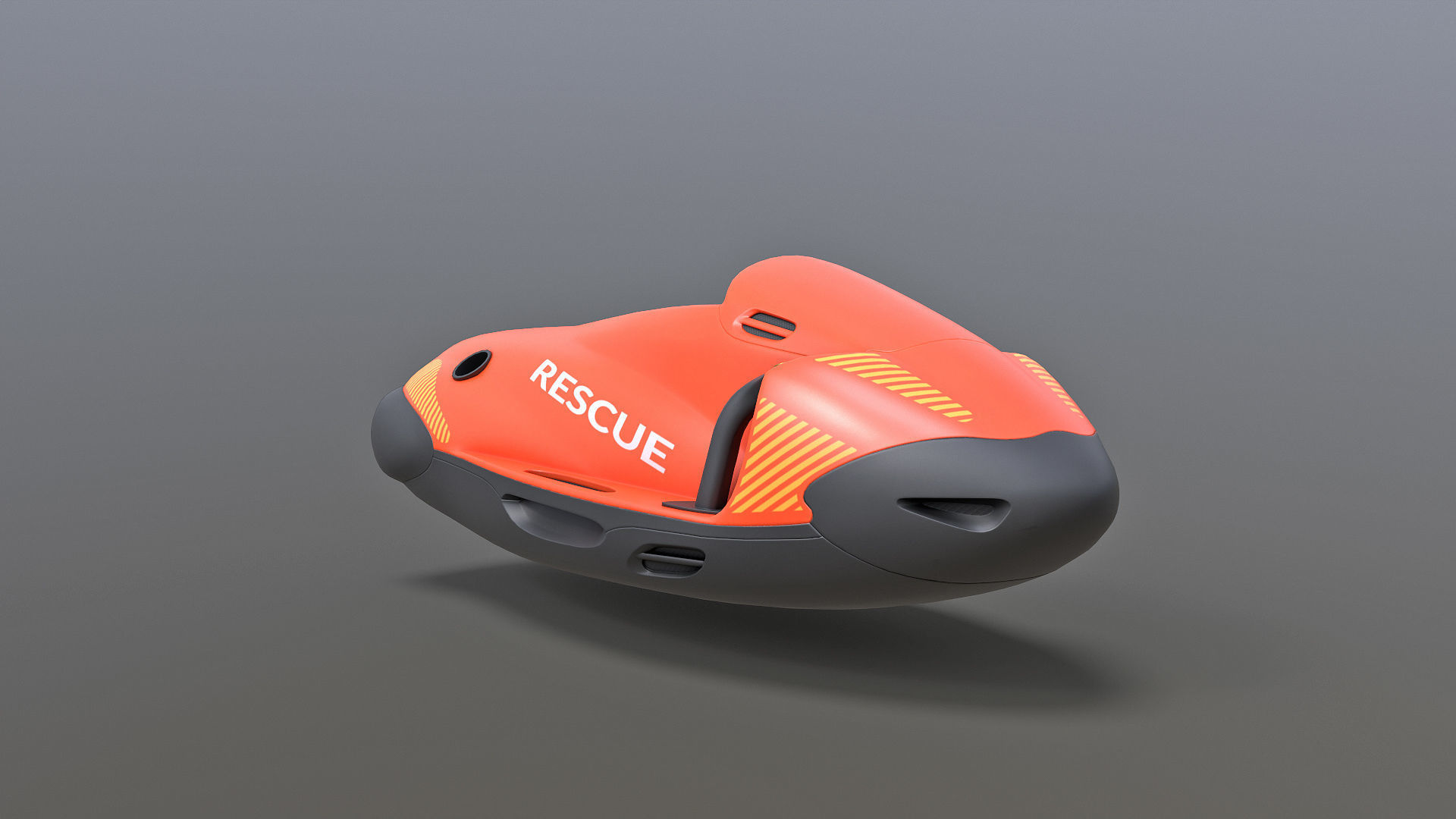 Water Scooter  Low-poly 3D model_8