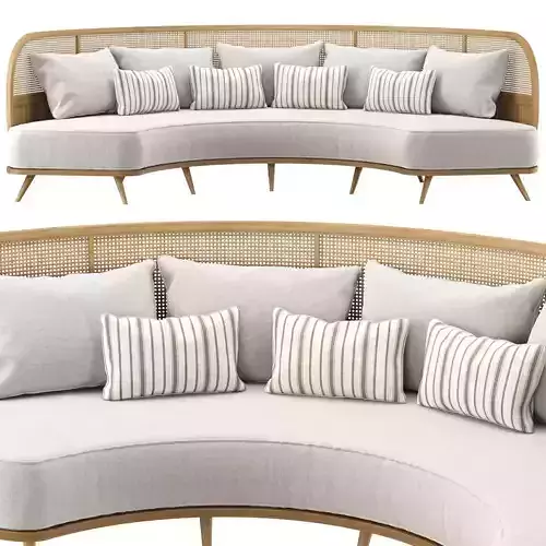 Garden round sofa R157 